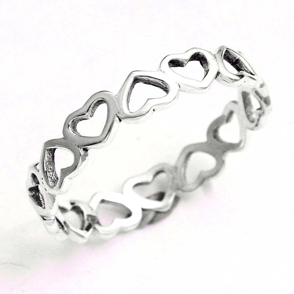 925 Sterling Silver Anniversary Gift Handmade Jewelry Handmade Ring Heart Ring Silver Ring Solid Silver Ring Valentine Gift Wedding Ring Women Jewelry Women Ring