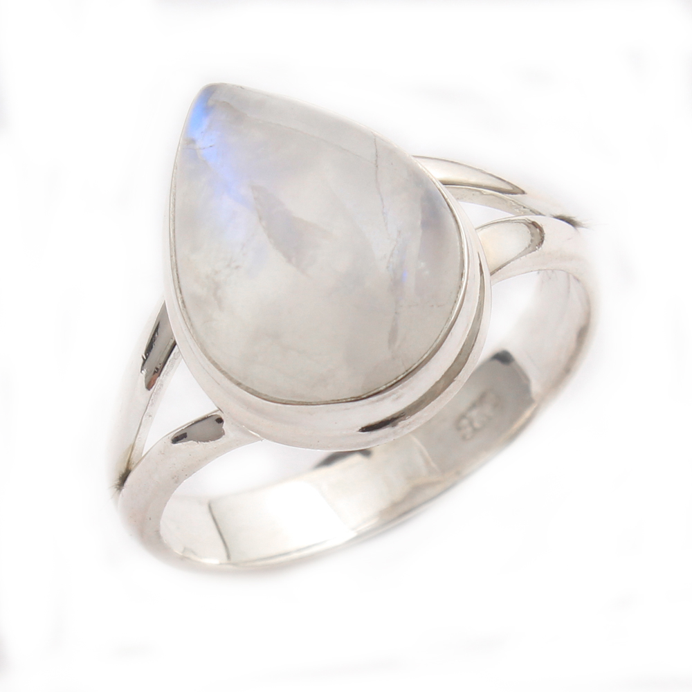 925 Sterling Silver Birthday Gift Gemstone Jewelry Gift For Her Handmade Jewelry Moonstone Ring Natural Gemstone Silver Ring Unisex Jewelry