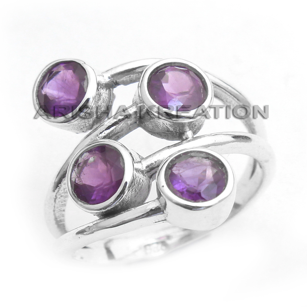 1 Carat Purple Simulated Amethyst February Birthstone Engagement Promise  Ring for Women Size 10 - Walmart.com