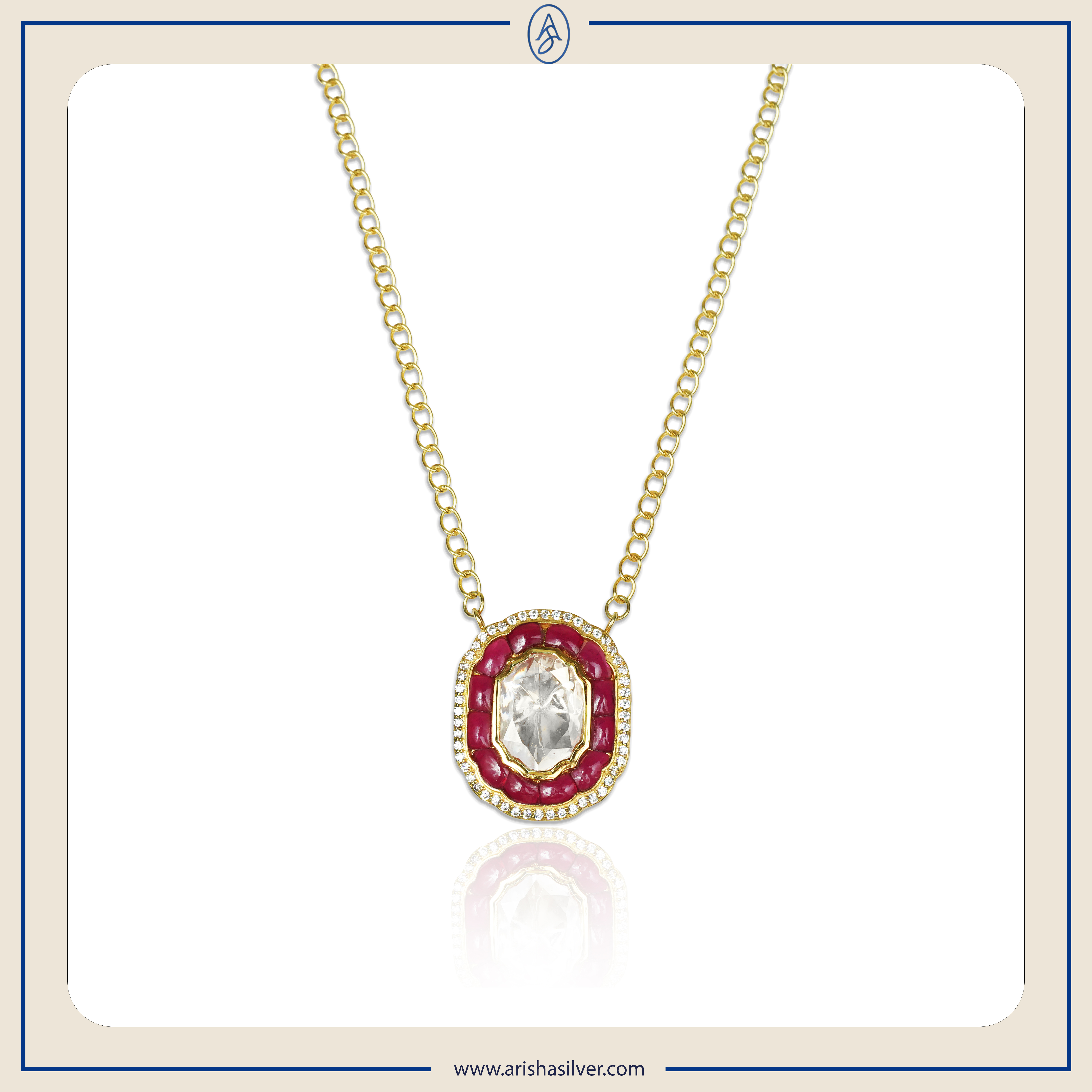 Ethnic Jewelry Indian Kundan Jewelry Moissanite Necklace Silver Jewelry Women Jewelry