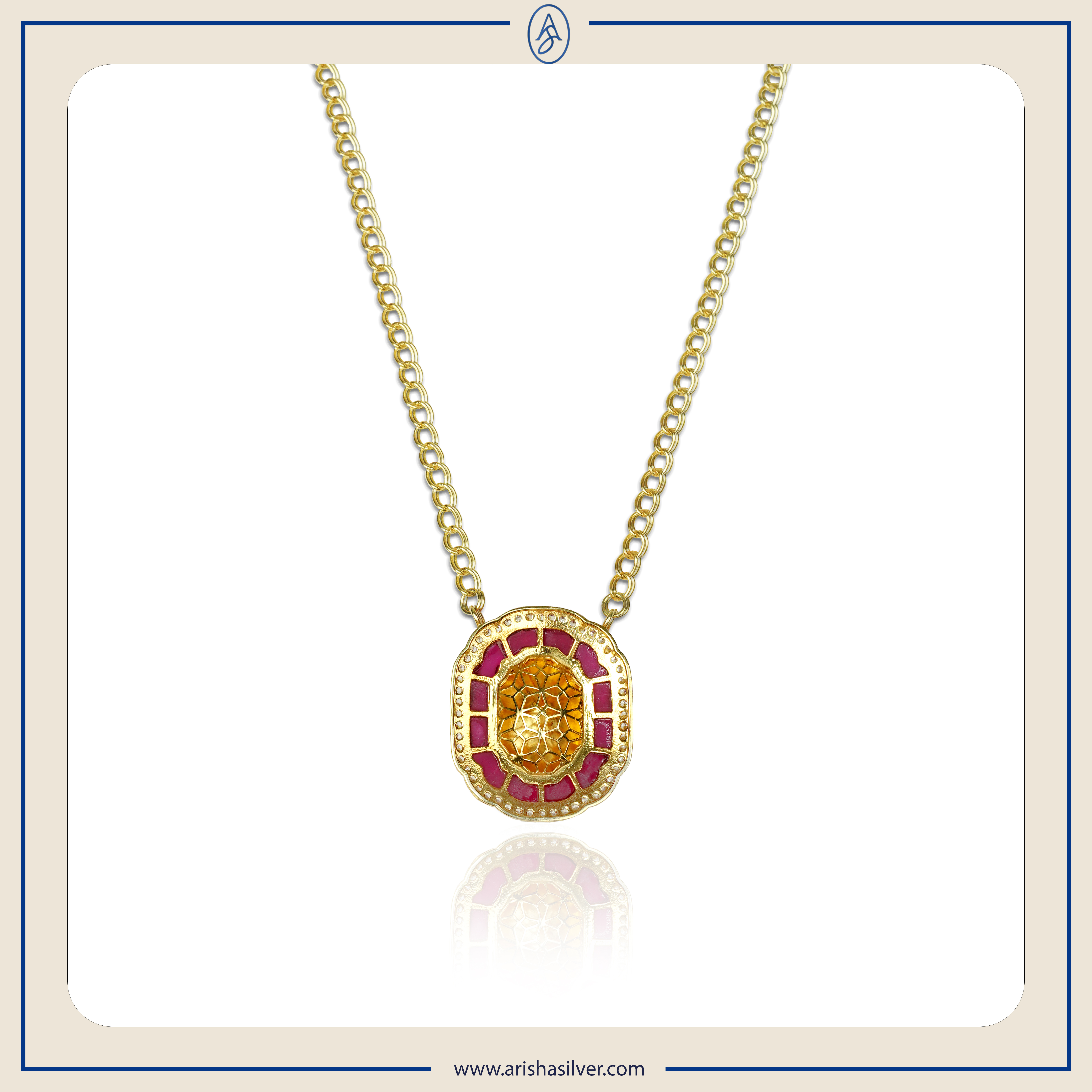 Ethnic Jewelry Indian Kundan Jewelry Moissanite Necklace Silver Jewelry Women Jewelry