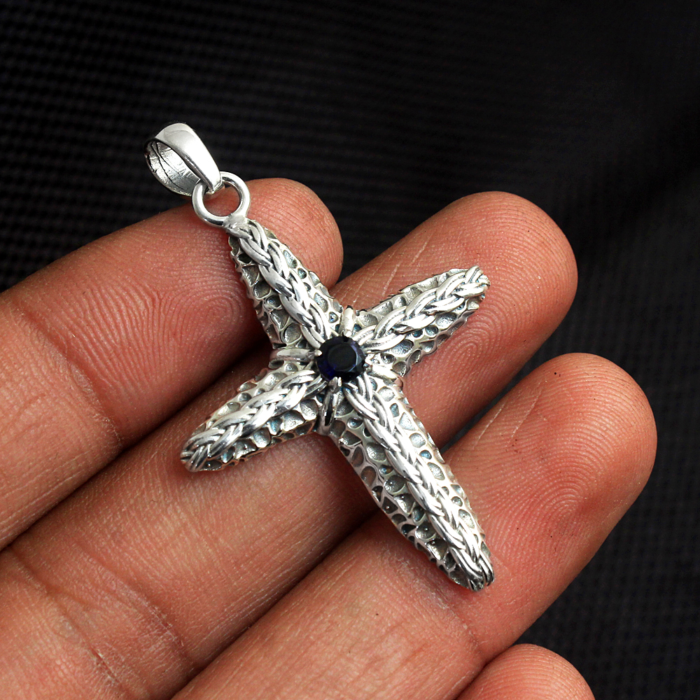 Cross Pendant Fashion Jewelry Gift For Her Handmade Jewelry Silver Charm Jewelry Statement Jewelry