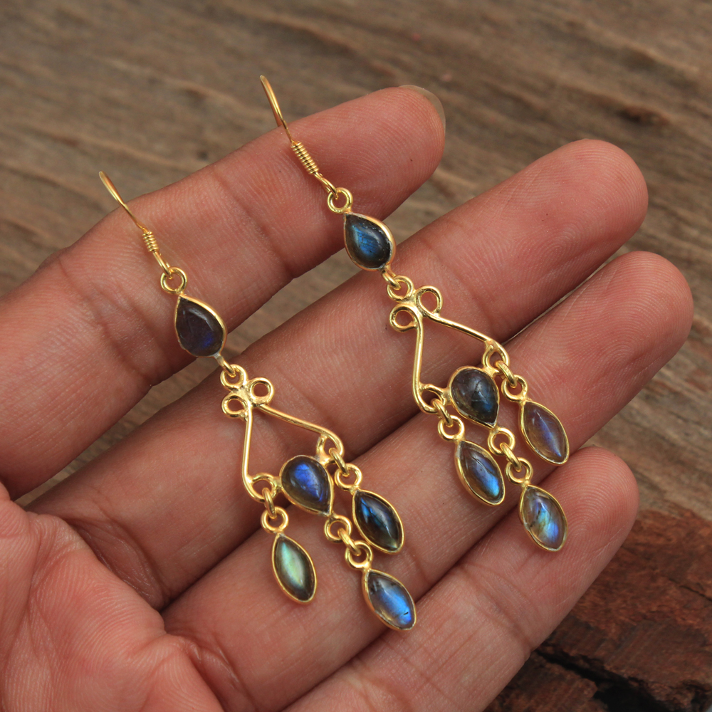 Fashion Jewelry Gift For Her Handmade Jewelry Labradorite Earring Women Earring