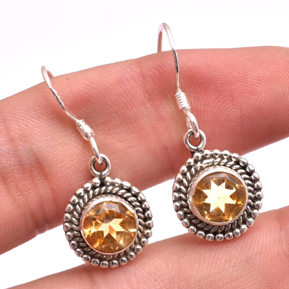 Gift For Her Handmade Jewelry November Birthstone Jewelry Silver Jewelry Women Earring