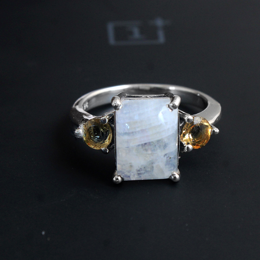 Birthstone Ring Citrine Ring Fashion Jewelry Handmade Jewelry Silver Ring Statement Ring Women Jewelry