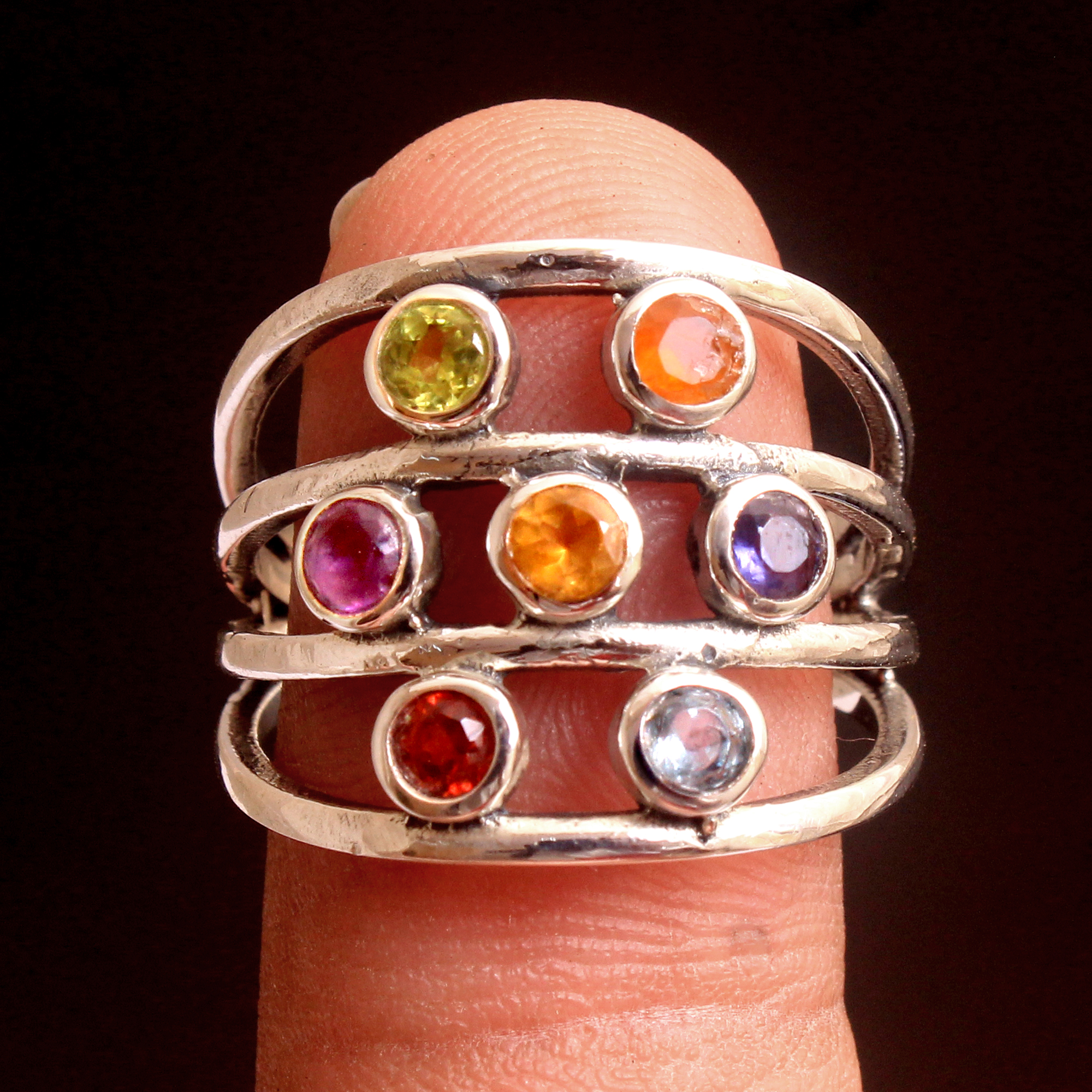 Gemstone Ring Handmade Jewelry Silver Ring Valentine Gift Women Ring