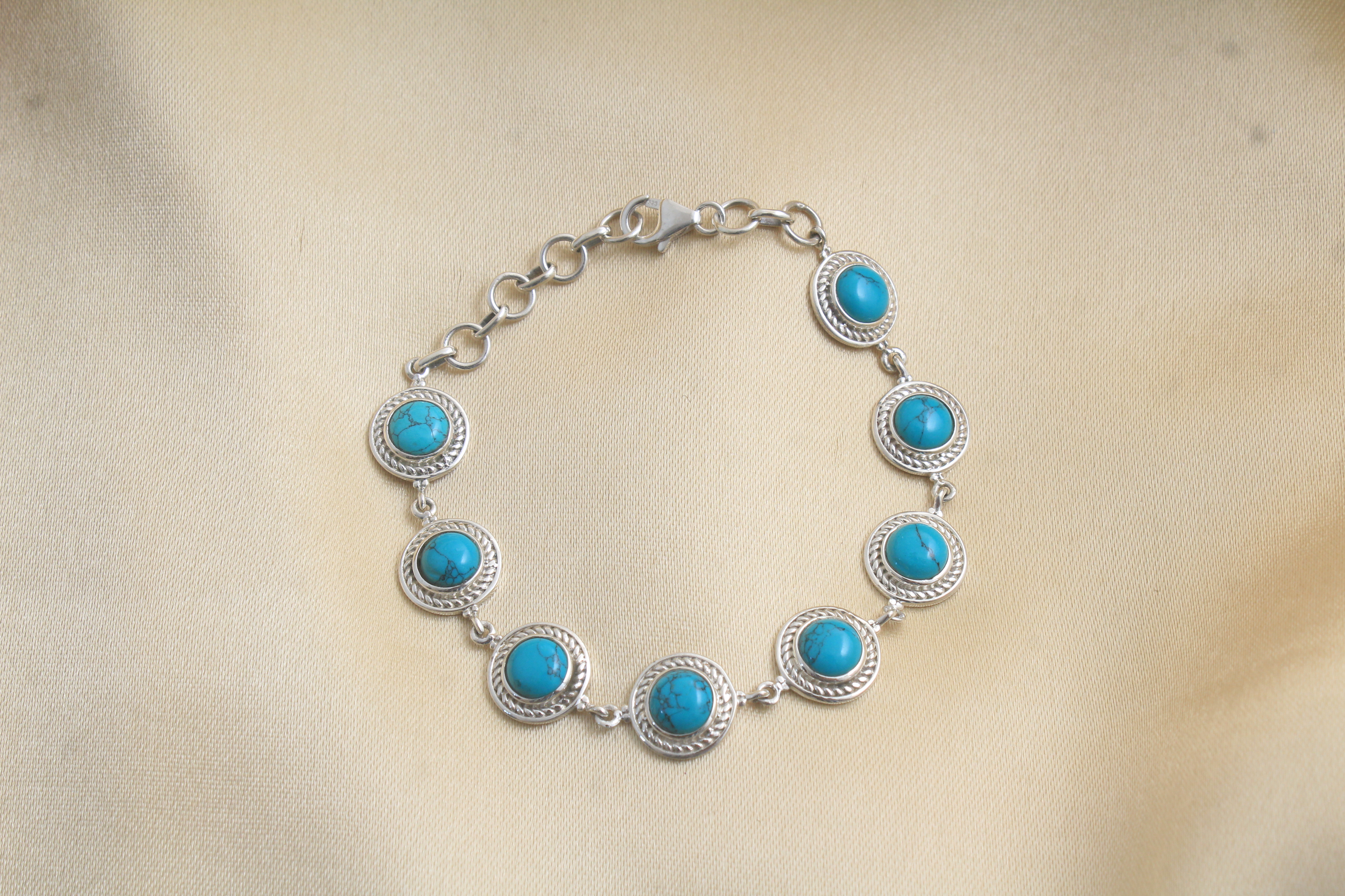 Fashion Jewelry Gift For Her Handmade Jewelry Silver Bracelet Statement Jewelry Turquoise Bracelet