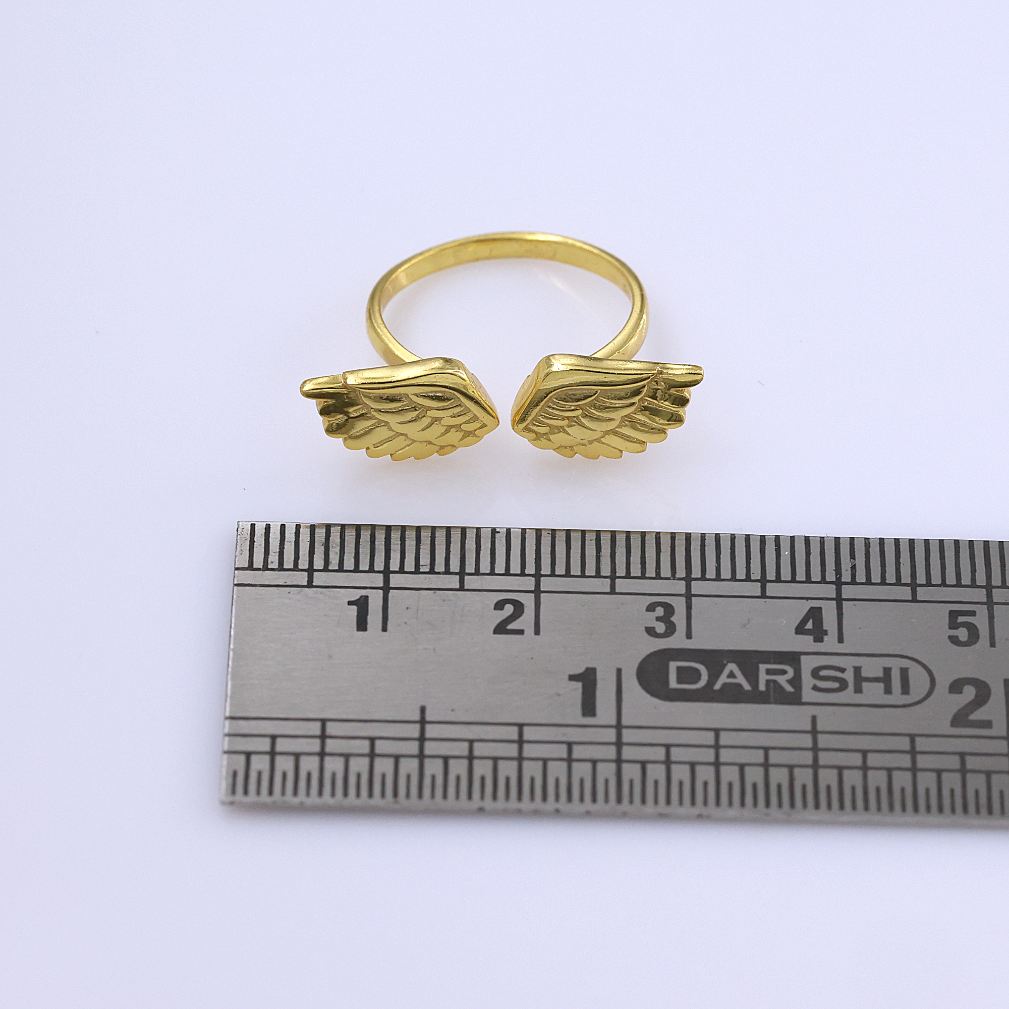 925 Sterling Silver Angel Wings Ring Anniversary Gift Birthday Gift Christmas Gift Easter Gift Gift For Her Gold Plated Jewelry Graduation Gift Handmade Jewelry Men's Jewelry Men's Ring Silver  Ring Silver Jewelry Unisex Ring Valentines Gift Women Jewelry Women Ring Yellow Gold Plated Ring