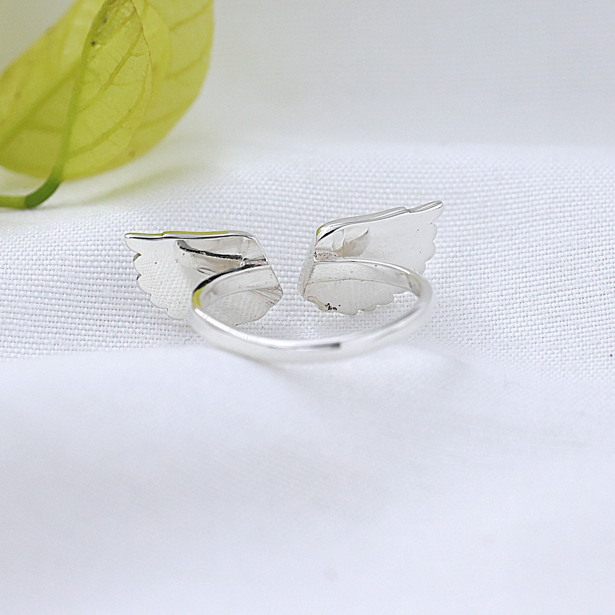 925 Sterling Silver Angel Wings Ring Anniversary Gift Birthday Gift Christmas Gift Gifts For Her Graduation Gift Handmade Ring Men's Jewelry Men's Ring Silver  Ring Unisex Ring Valentines Gift Women Jewelry