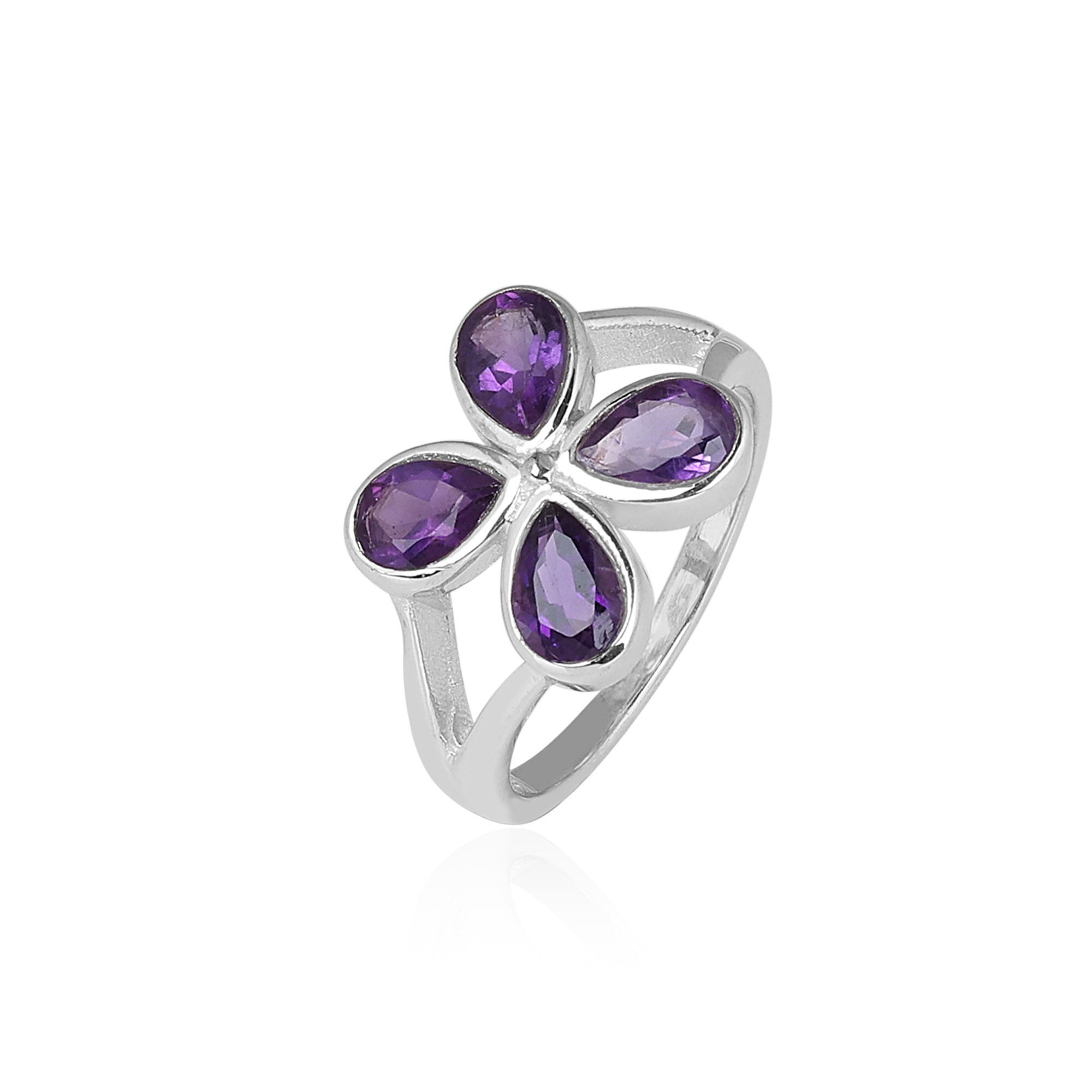 925 Sterling Silver Amethyst Gemstone Amethyst Ring Anniversary Gift Birthday Gift Christmas Gift Easter Gift Engagement Gift February Birthstone Jewelry Gemstone Ring Gift For Her Graduation Gift Handmade Jewelry Handmade Ring Silver  Ring Silver Jewelry Valentine Gift Women Jewelry Women Ring