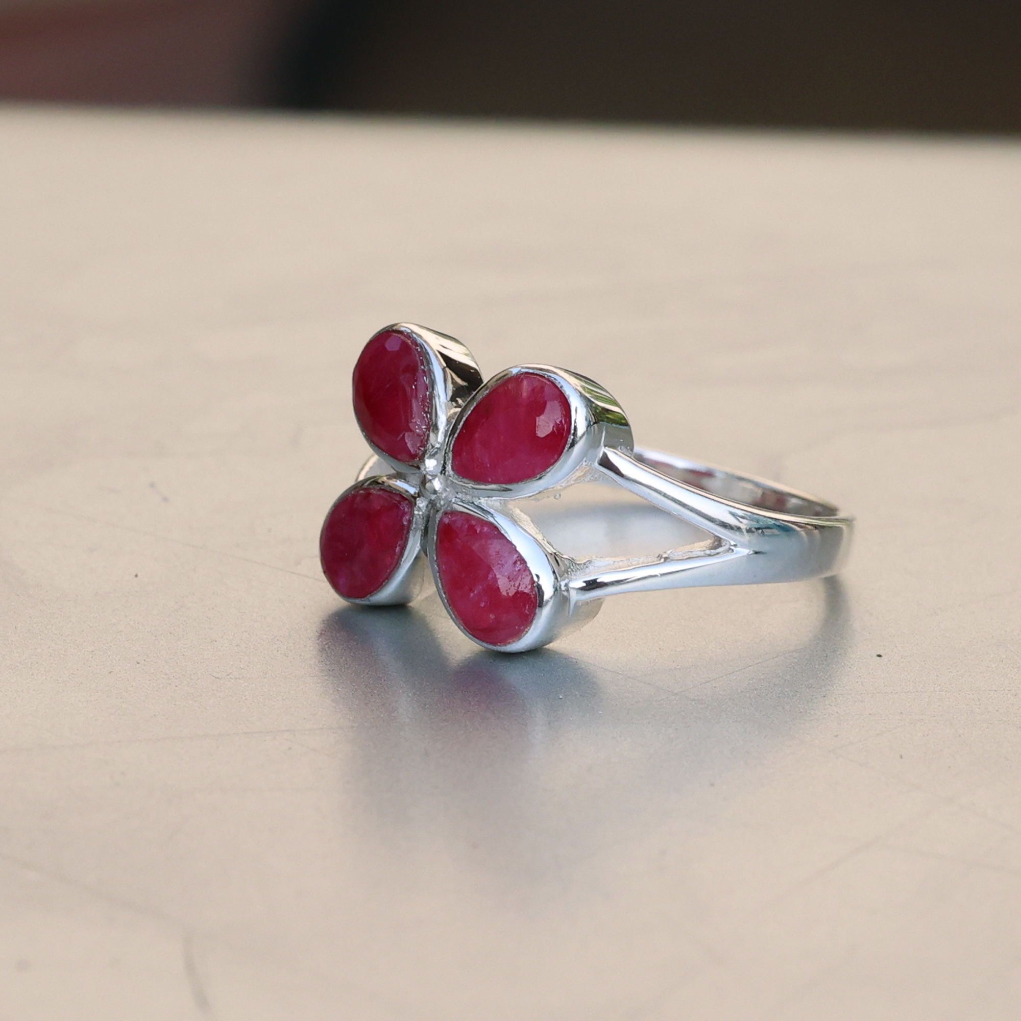 925 Sterling Silver Anniversary Gift Birthday Gift Birthstone Ring Christmas Gift Easter Gift Engagement Gift Gemstone Ring Gift For Her Gift For Mom Graduation Gift Handmade Jewelry Handmade Ring Housewarming Gift. Kashmir Ruby Ring New Year Gift Silver  Ring Silver Jewelry Valentines Gift Women Jewelry Women Ring