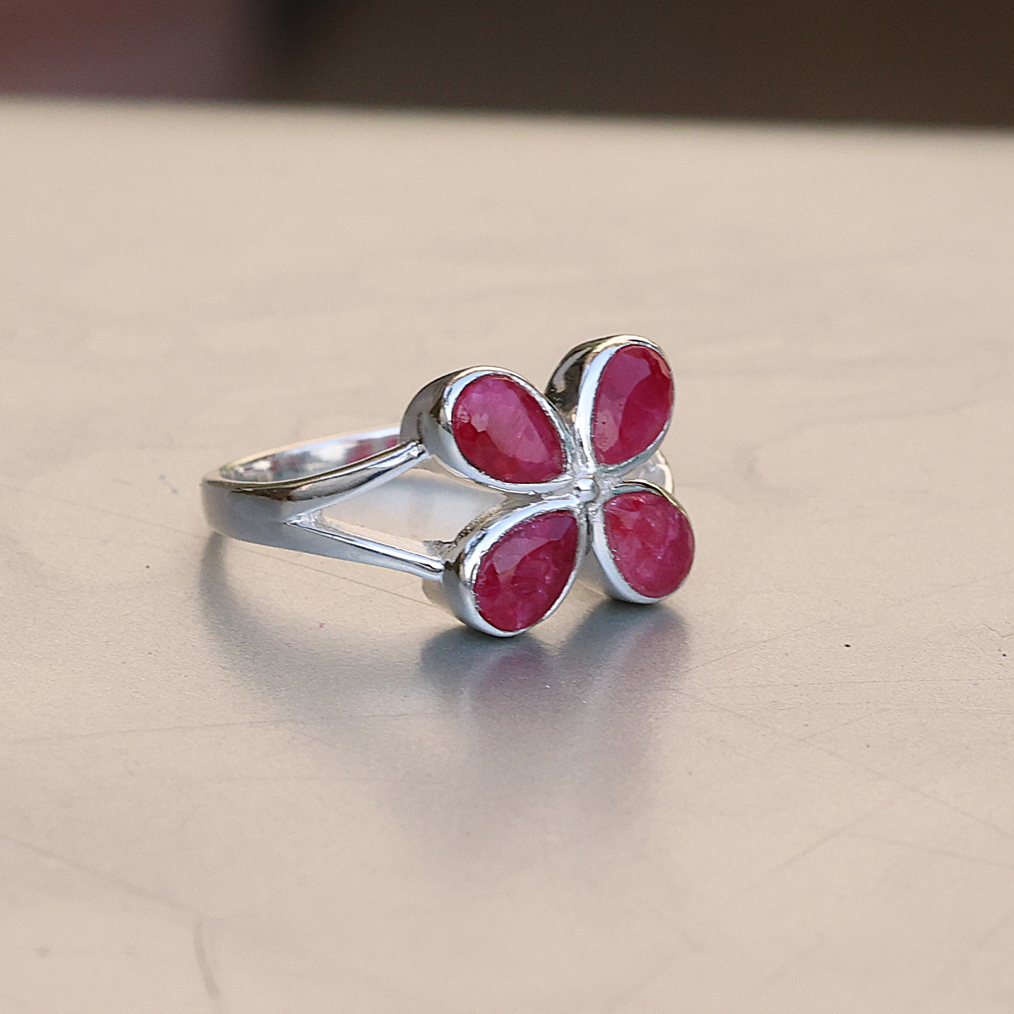 925 Sterling Silver Anniversary Gift Birthday Gift Birthstone Ring Christmas Gift Easter Gift Engagement Gift Gemstone Ring Gift For Her Gift For Mom Graduation Gift Handmade Jewelry Handmade Ring Housewarming Gift. Kashmir Ruby Ring New Year Gift Silver  Ring Silver Jewelry Valentines Gift Women Jewelry Women Ring