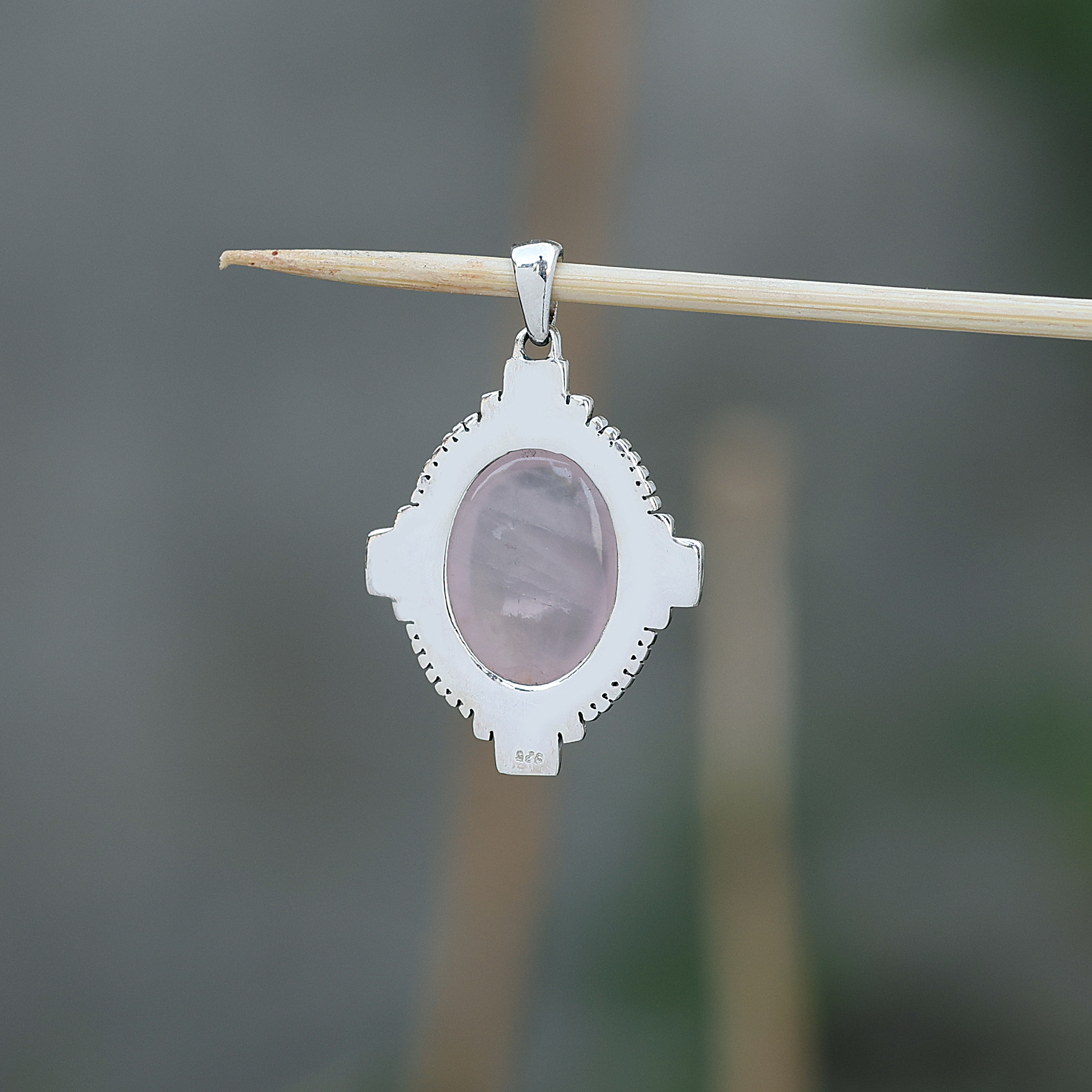 925 Sterling Silver Anniversary Gift Birthday Gift Birthstone Jewelry Easter Gift Gemstone Pendant Gift For Mom Gifts For Her Graduation Gift Handmade Jewelry Handmade Pendant Rose Quartz Pendant Silver Jewelry Silver Pendant Women Jewelry Women Pendant