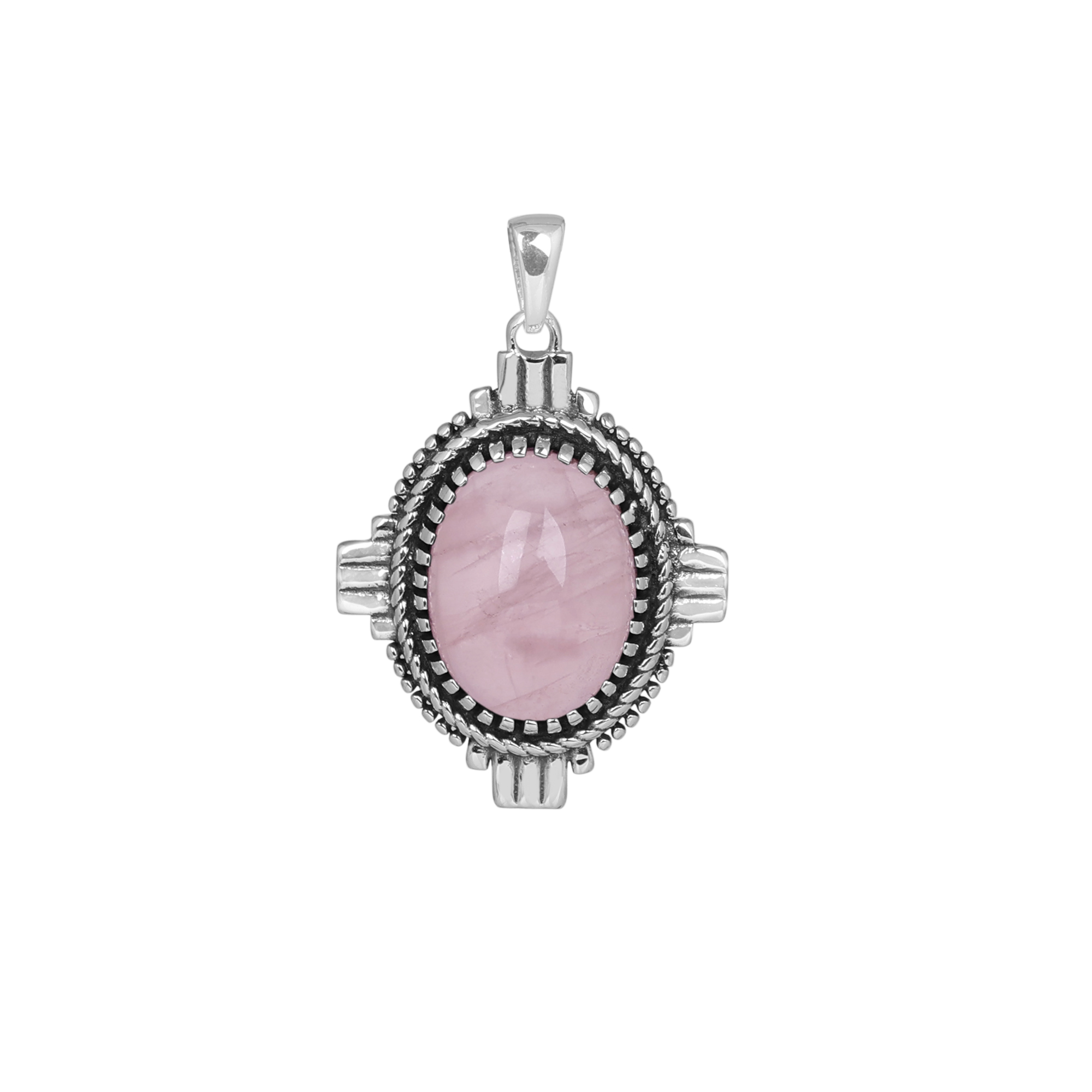 925 Sterling Silver Anniversary Gift Birthday Gift Birthstone Jewelry Easter Gift Gemstone Pendant Gift For Mom Gifts For Her Graduation Gift Handmade Jewelry Handmade Pendant Rose Quartz Pendant Silver Jewelry Silver Pendant Women Jewelry Women Pendant