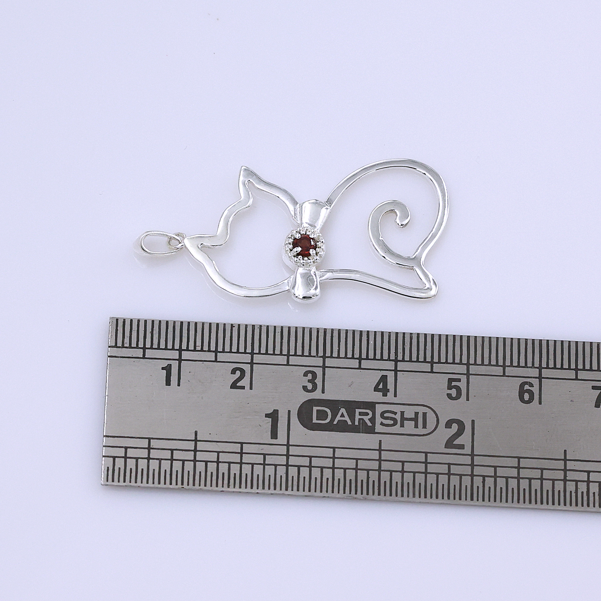 925 Sterling Silver Animal Jewelry Anniversary Gift Birthday Gift Birthstone Jewelry Cat Pendant Christmas Gift Easter Gift Garnet Pendant Gemstone Pendant Gift For Her Handmade Jewelry Handmade Pendant Jewelry For Sale Silver Jewelry Silver Pendent Unisex Pendant Valentines Gift Women Jewelry Women Pendant