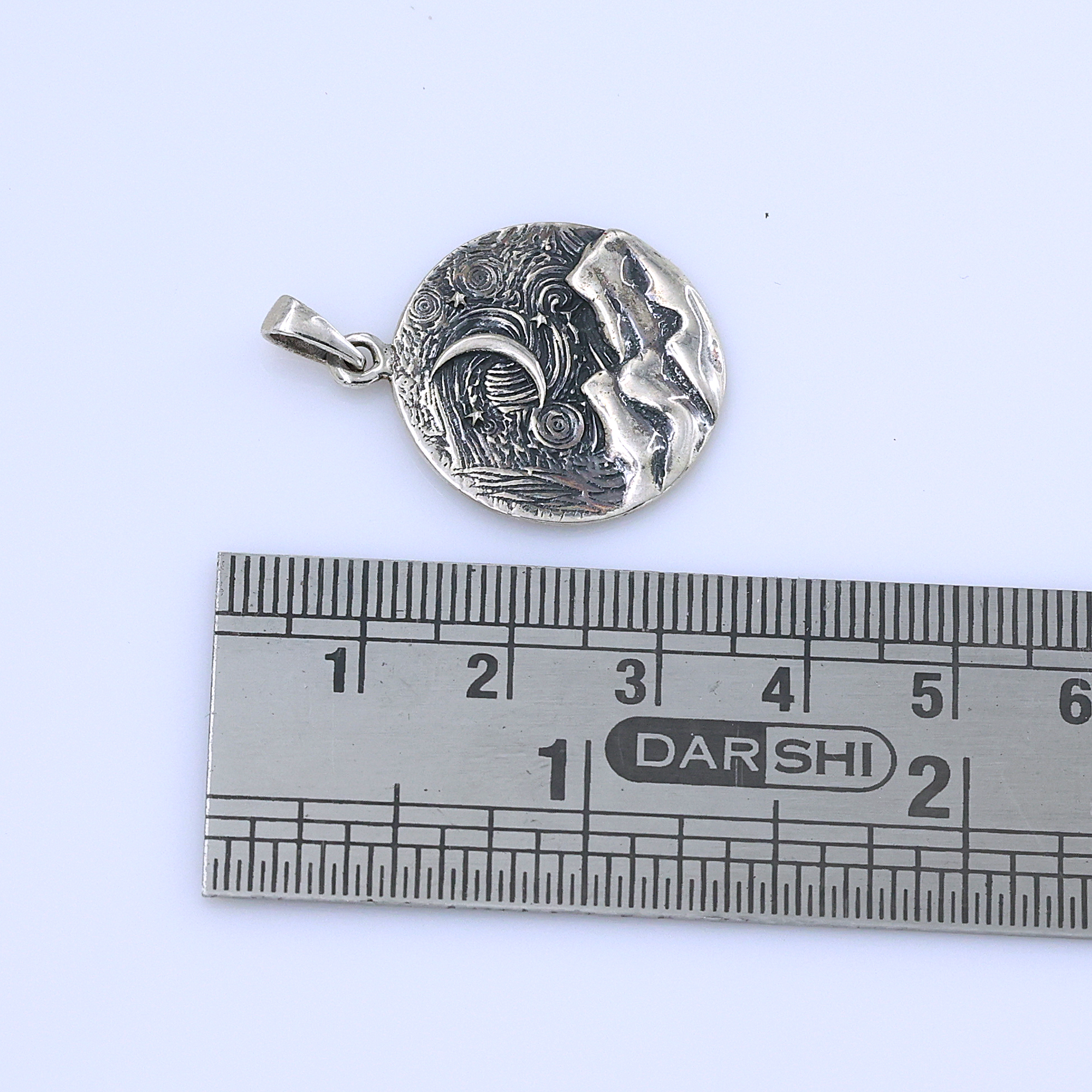 925 Sterling Silver Anniversary Gift Birthday Gift Christmas Gift Easter Gift Gift For Her Graduation Gift Handmade Jewelry Handmade Pendant Silver Jewelry Silver Pendant Starry Night Pendant Unisex Jewelry Unisex Pendant Women Jewelry Women Pendant