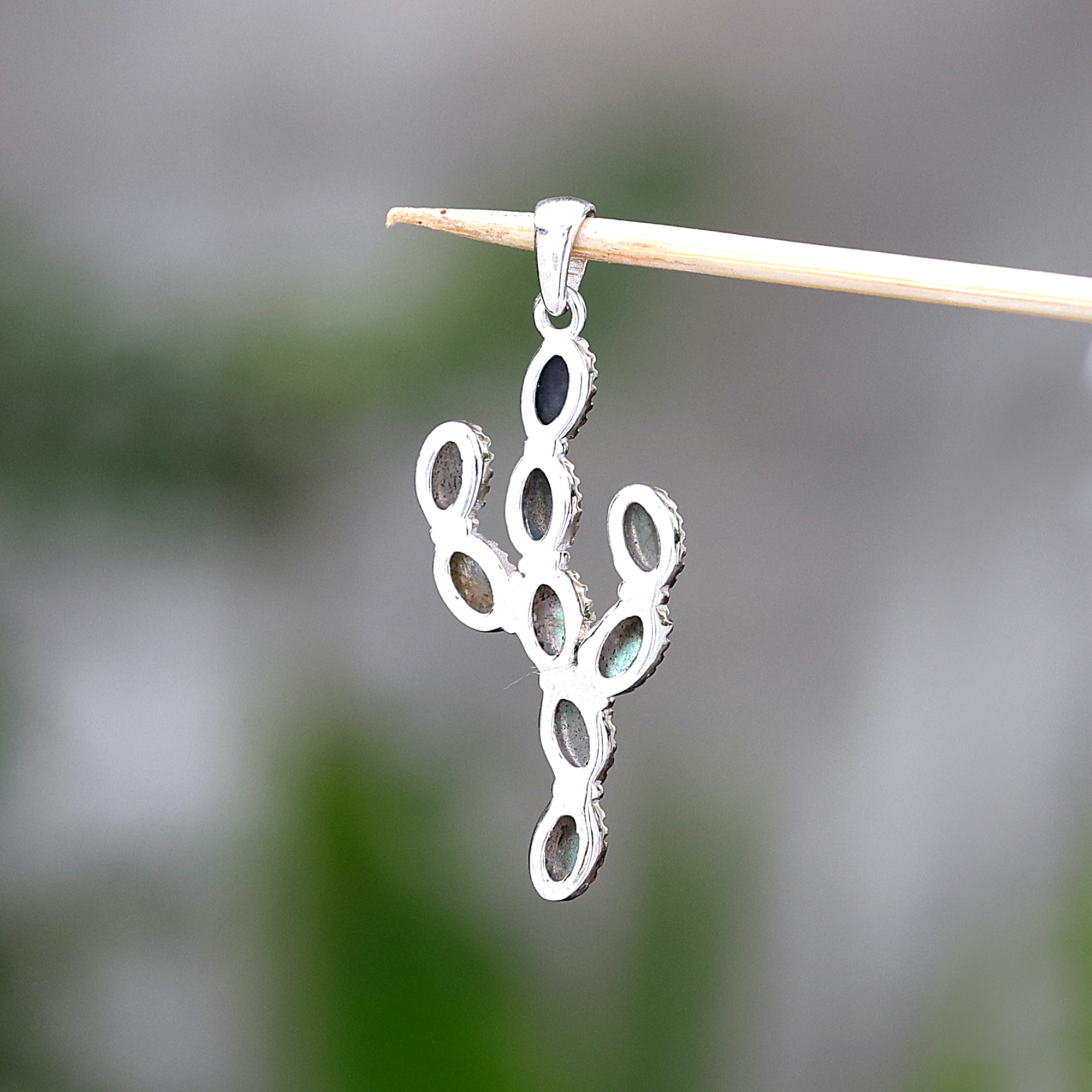 925 Sterling Silver Anniversary Gift Birthday Gift Cactus Pendant Christmas Gift Easter Gift Gemstone Pendant Gift For Her Graduation Gift Handmade Jewelry Handmade Pendant Labradorite Pendant Silver Jewelry Silver Pendent Tree Of Life Pendant Unisex Jewelry Unisex Pendant Women Jewelry Women Pendant