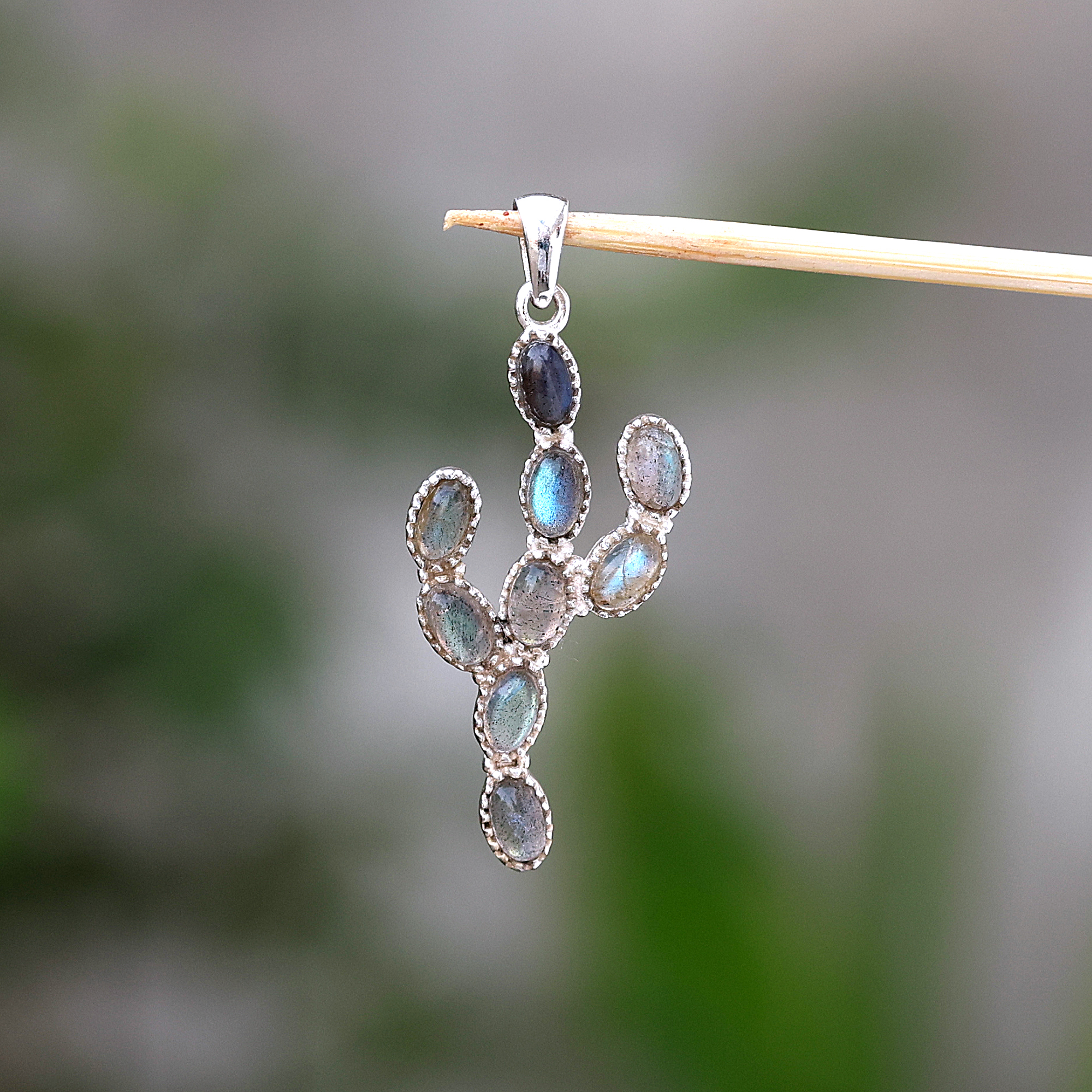 925 Sterling Silver Anniversary Gift Birthday Gift Cactus Pendant Christmas Gift Easter Gift Gemstone Pendant Gift For Her Graduation Gift Handmade Jewelry Handmade Pendant Labradorite Pendant Silver Jewelry Silver Pendent Tree Of Life Pendant Unisex Jewelry Unisex Pendant Women Jewelry Women Pendant