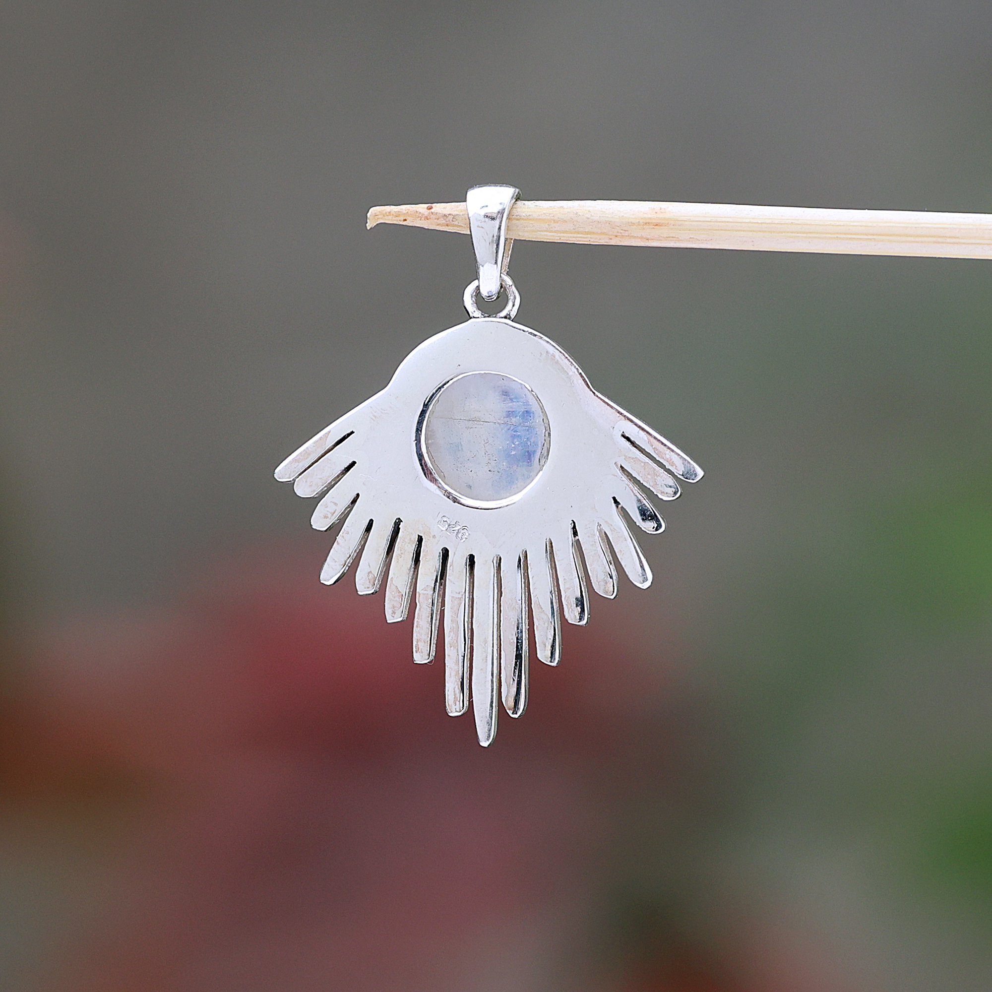 925 Sterling Silver Anniversary Gift Birthday Gift Christmas Gift Easter Gift Gemstone Pendant Gift For Her Graduation Gift Handmade Jewelry Handmade Pendant Moonstone Pendant Rainbow Pendant Silver Jewelry Silver Pendant Women Jewelry Women Pendant
