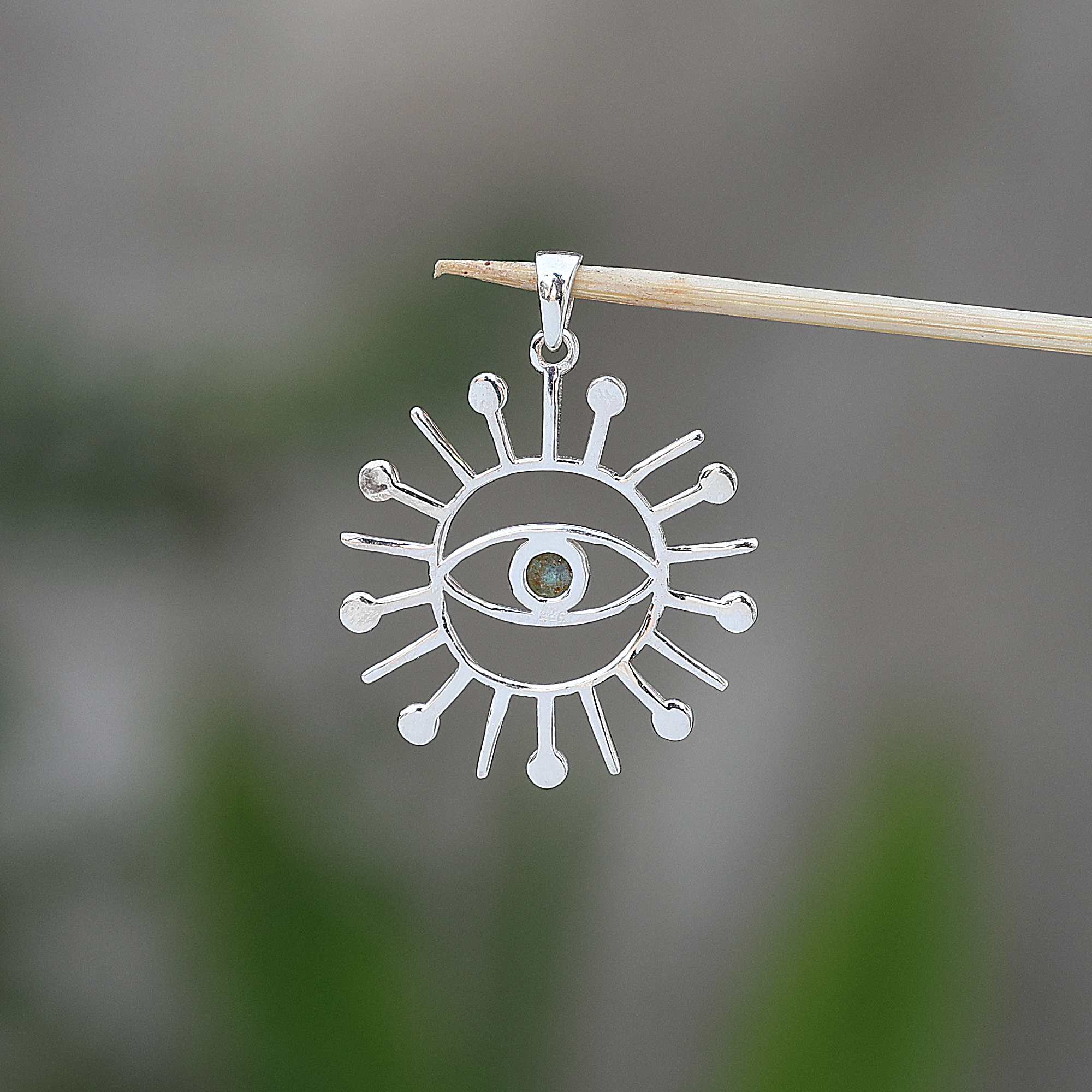 925 Sterling Silver Anniversary Gift Birthday Gift Christmas Gift Easter Gift Evil Eye Pendant Gemstone Pendant Gift For Her Graduation Gift Halloween Gift Handmade Jewelry Handmade Pendant Jewelry For Sale Labradorite Pendant Silver Pendent Sun Pendant Unisex Jewelry Unisex Pendant Women Jewelry Women Pendant