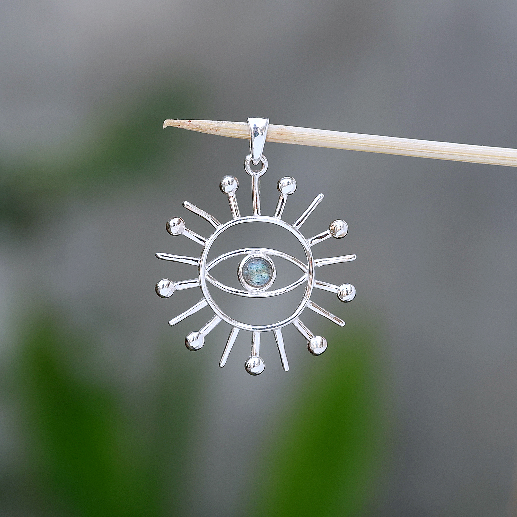 925 Sterling Silver Anniversary Gift Birthday Gift Christmas Gift Easter Gift Evil Eye Pendant Gemstone Pendant Gift For Her Graduation Gift Halloween Gift Handmade Jewelry Handmade Pendant Jewelry For Sale Labradorite Pendant Silver Pendent Sun Pendant Unisex Jewelry Unisex Pendant Women Jewelry Women Pendant