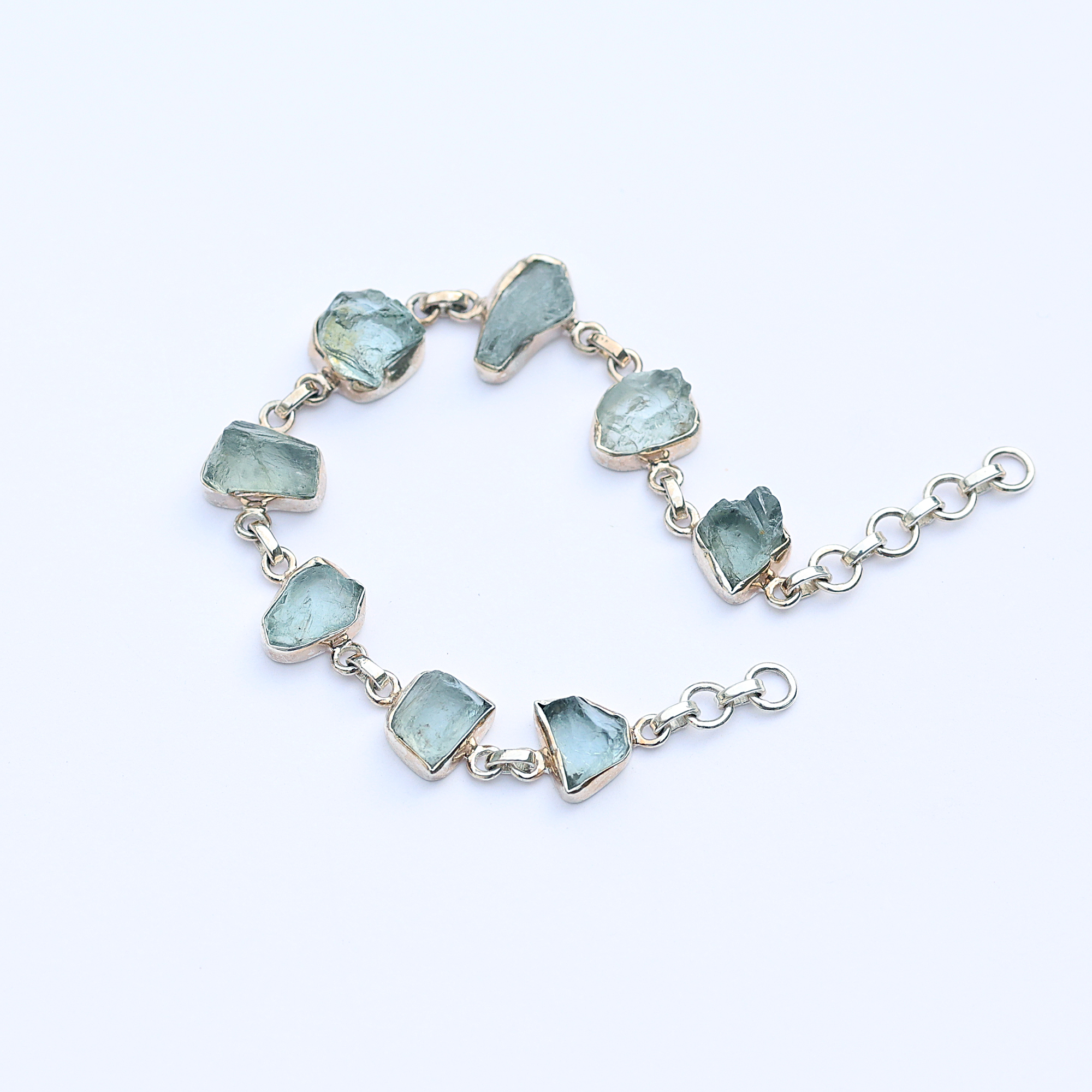 925 Sterling Silver Anniversary Gift Aquamarine Bracelet Birthday Gift Christmas Gift Easter Gift Gemstone Bracelet Gift For Her Graduation Gift Handmade Bracelet Handmade Jewelry Jewelry For Sale Rough Gemstone Bracelet Silver Bracelet Silver Jewelry Valentines Gift Women Bracelet Women Jewelry