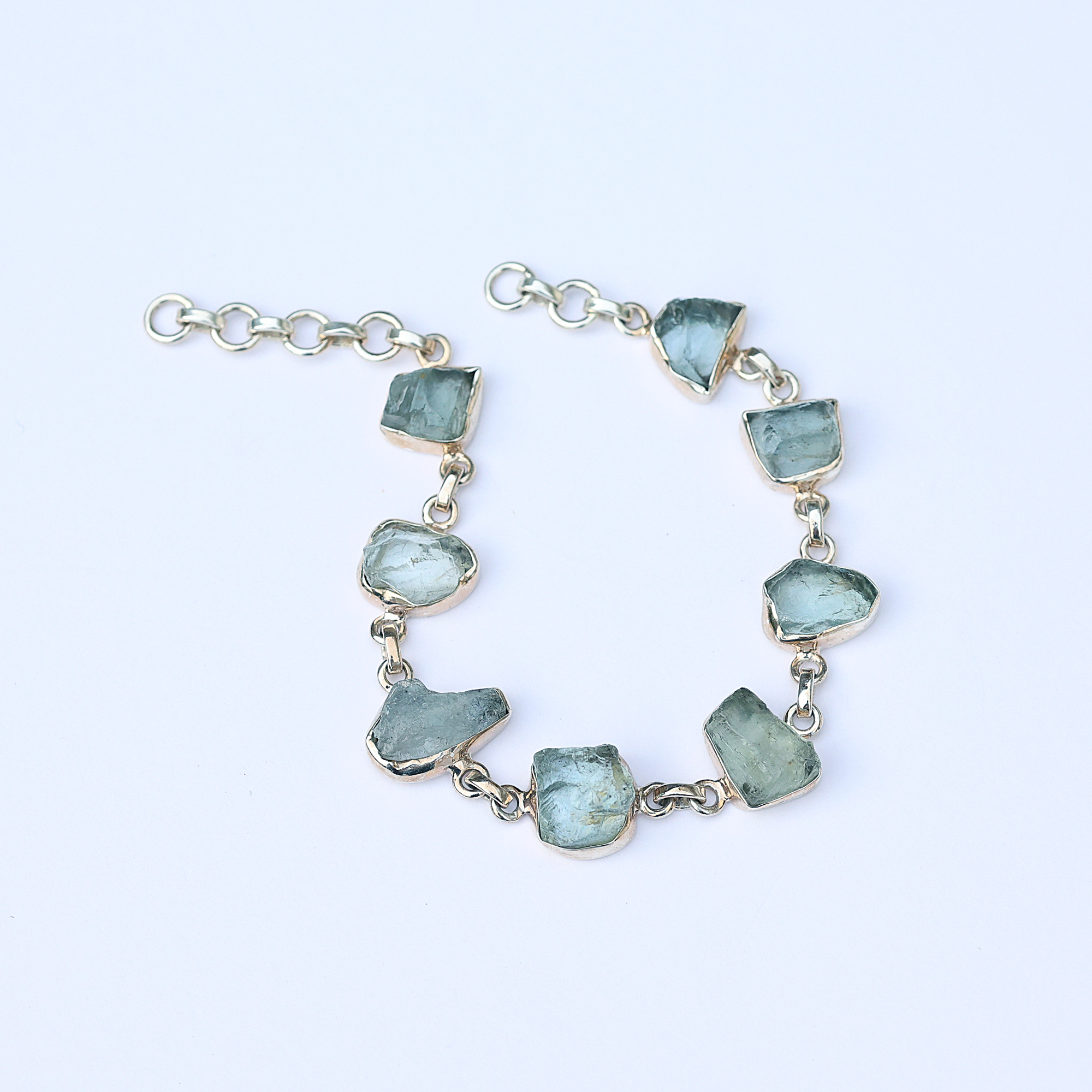 925 Sterling Silver Anniversary Gift Aquamarine Bracelet Birthday Gift Christmas Gift Easter Gift Gemstone Bracelet Gift For Her Graduation Gift Handmade Bracelet Handmade Jewelry Jewelry For Sale Rough Gemstone Bracelet Silver Bracelet Silver Jewelry Valentines Gift Women Bracelet Women Jewelry