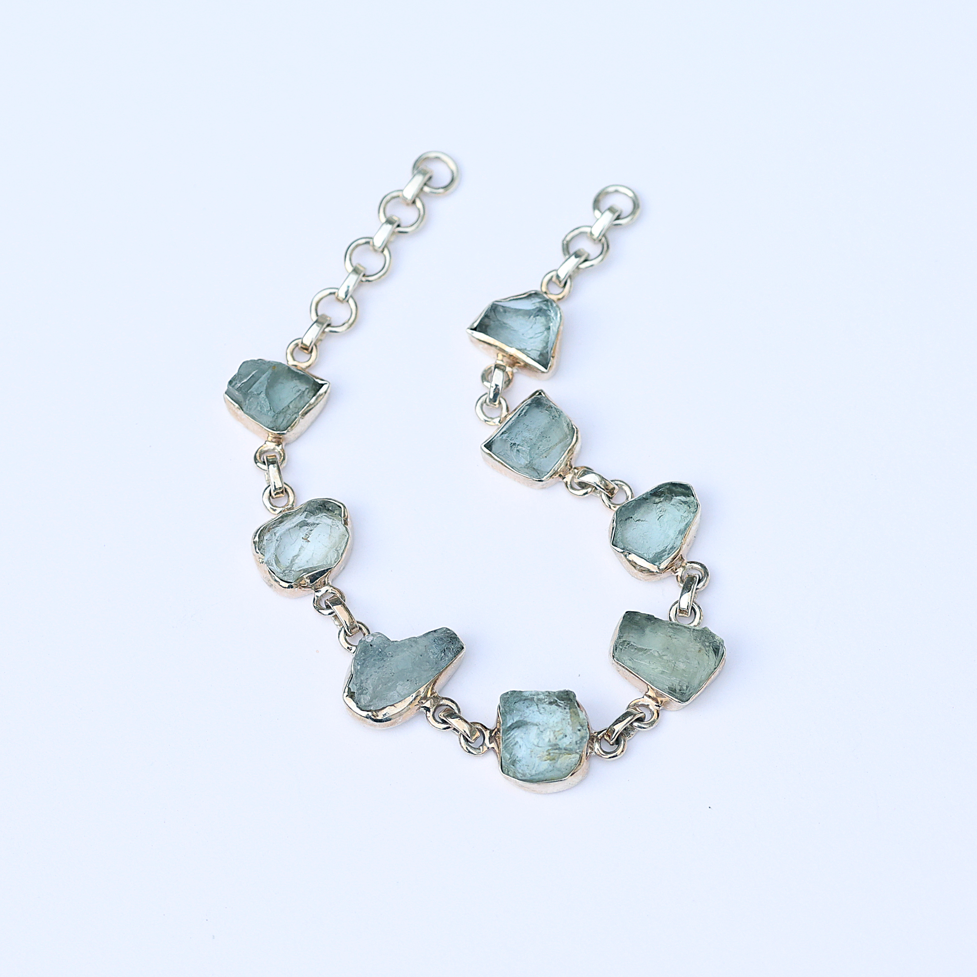 925 Sterling Silver Anniversary Gift Aquamarine Bracelet Birthday Gift Christmas Gift Easter Gift Gemstone Bracelet Gift For Her Graduation Gift Handmade Bracelet Handmade Jewelry Jewelry For Sale Rough Gemstone Bracelet Silver Bracelet Silver Jewelry Valentines Gift Women Bracelet Women Jewelry