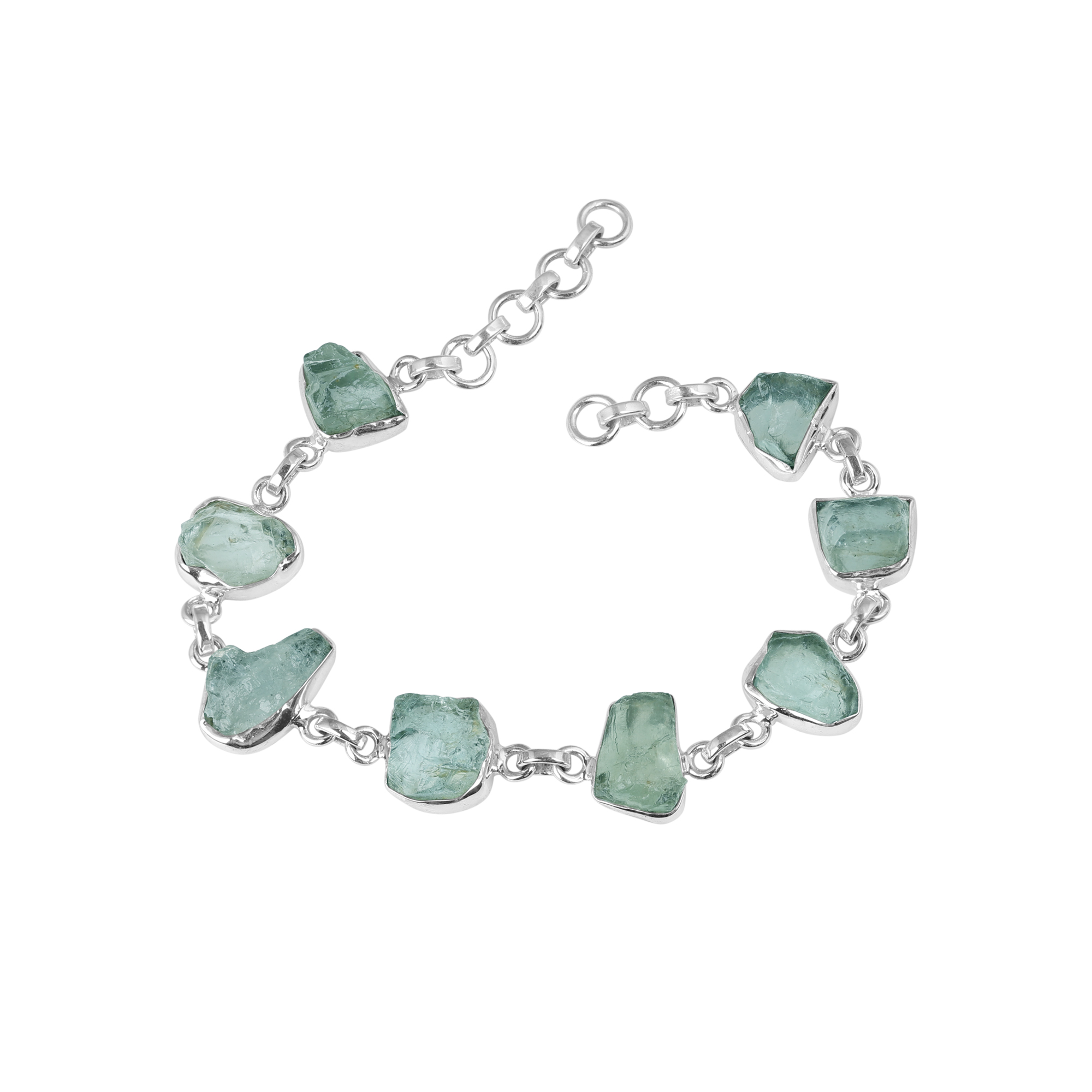 925 Sterling Silver Anniversary Gift Aquamarine Bracelet Birthday Gift Christmas Gift Easter Gift Gemstone Bracelet Gift For Her Graduation Gift Handmade Bracelet Handmade Jewelry Jewelry For Sale Rough Gemstone Bracelet Silver Bracelet Silver Jewelry Valentines Gift Women Bracelet Women Jewelry
