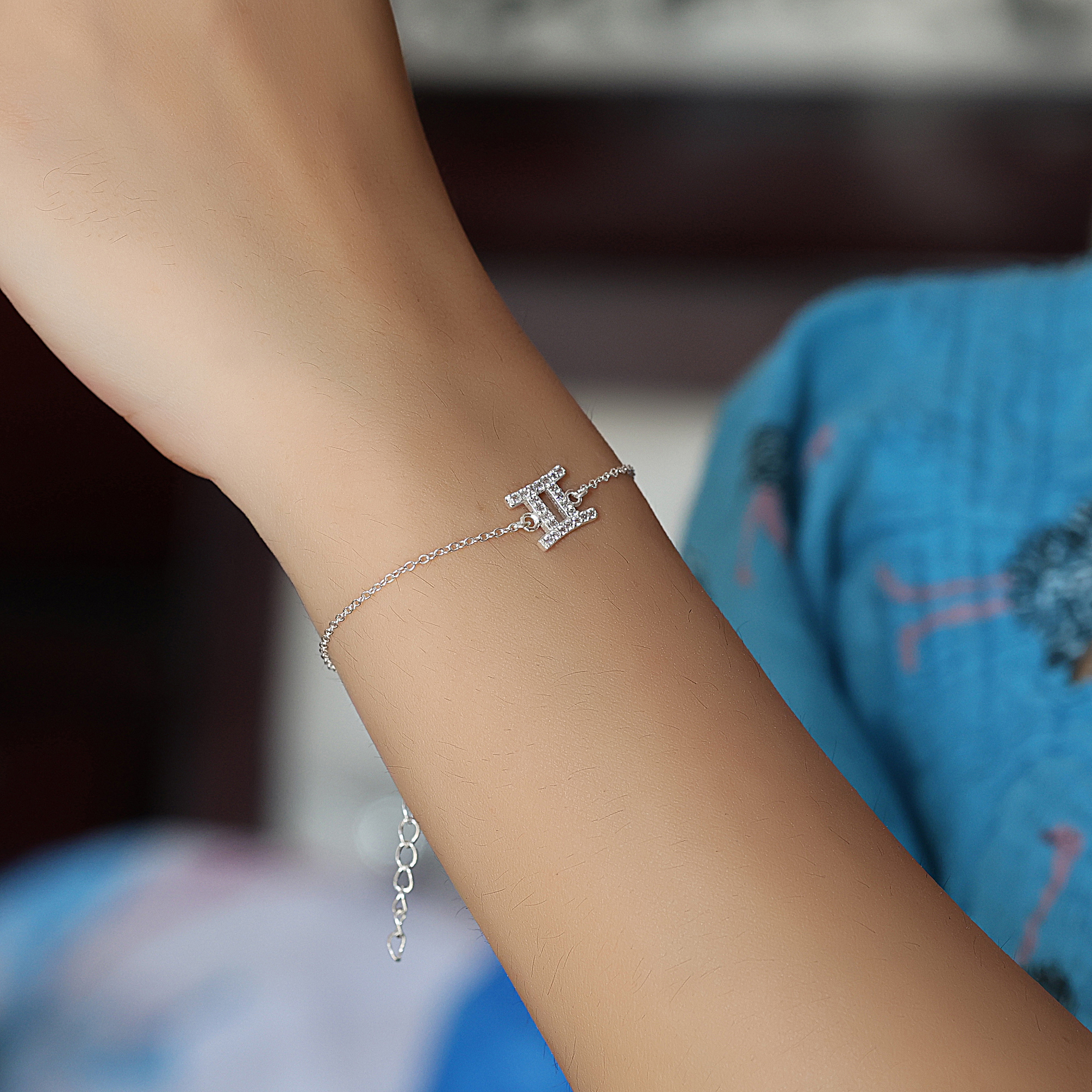 925 Sterling Silver Astrological Bracelet Birthday Gift Gemini Bracelet Gemstone Bracelet Gift For Her Handmade Bracelet Silver Bracelet Silver Jewelry Valentines Gift Women Bracelet Women Jewelry Zodiac Sign Bracelet
