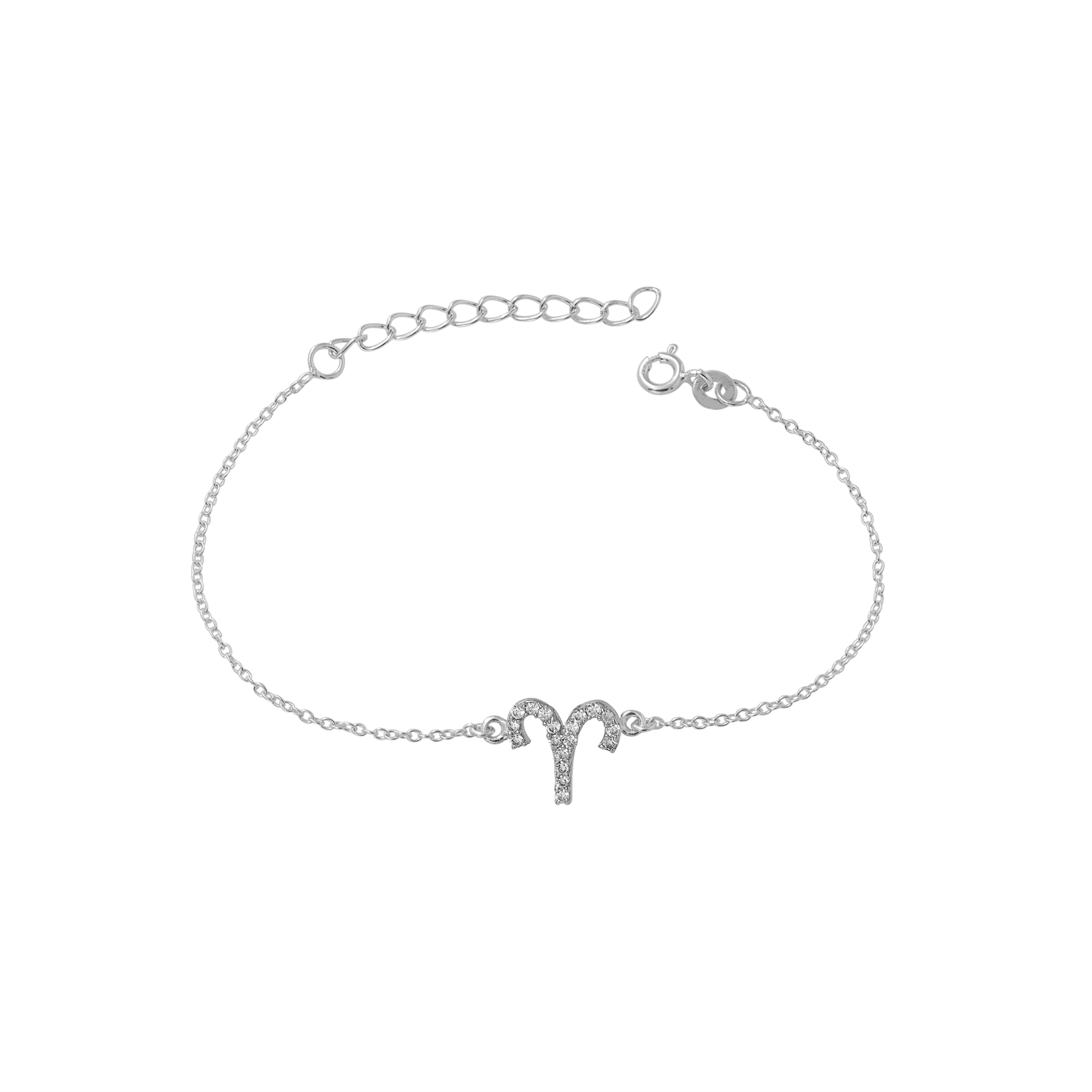 925 Sterling Silver Anniversary Gift Aries Silver Bracelet Astrological Bracelet Birthday Gift Cubic Zirconia Bracelet Gift For Her Gift For Women Graduation Gift Handmade Bracelet Silver Bracelet Silver Jewelry Valentines Gift Women Bracelet Women Jewelry Zodiac Sign Bracelet