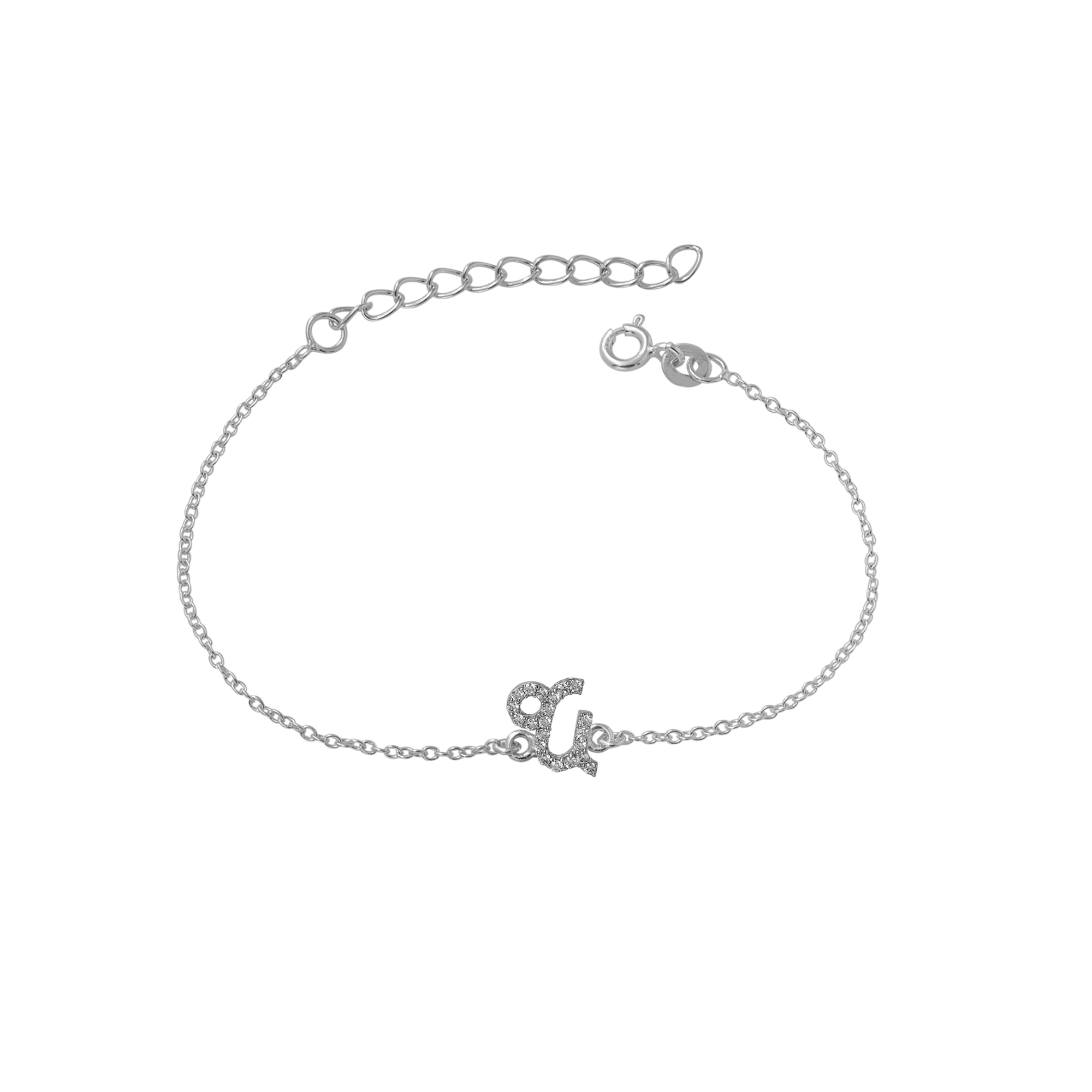 Anniversary Gift Astrological Bracelet Birthday Gift Capricorn Silver Bracelet Cubic Zirconia Bracelet Gift For Her Gift For Mom Graduation Gift Handmade Bracelet Handmade Jewelry Silver Bracelet Silver Jewelry Valentines Gift Women Bracelet Women Jewelry Zodiac Sign Bracelet