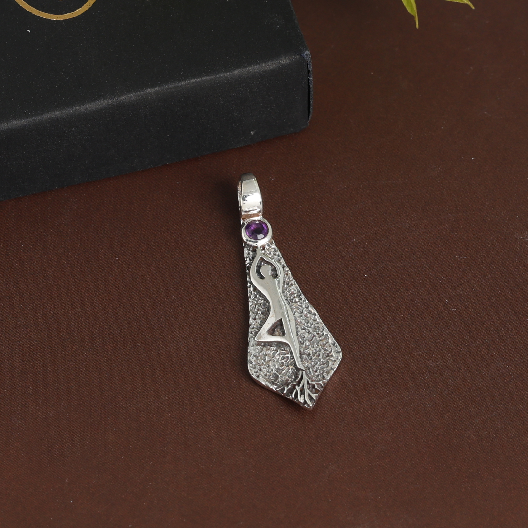925 Sterling Silver Amethyst Pendant Anniversary Gift Birthday Gift Christmas Gift Easter Gift Gemstone Pendant Gift For Her Halloween Gift Handmade Jewelry Handmade Pendant Jewelry For Gift Meditation Pendant Silver Jewelry Silver Pendant Unisex Pendant Women Jewelry Women Pendant Yoga Pendant