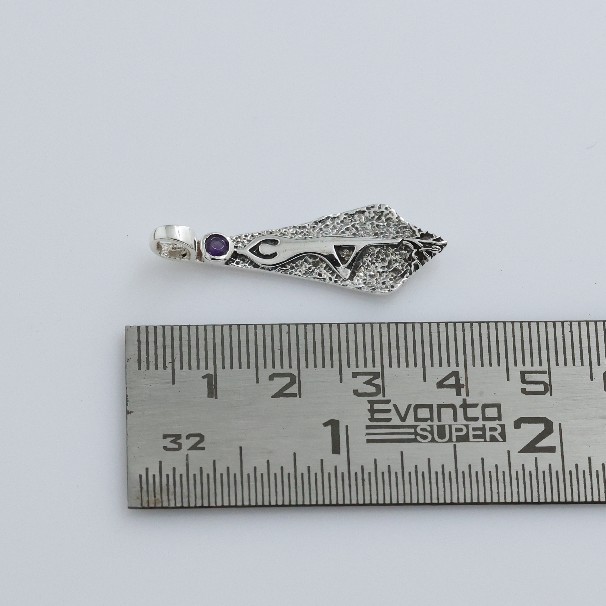 925 Sterling Silver Amethyst Pendant Anniversary Gift Birthday Gift Christmas Gift Easter Gift Gemstone Pendant Gift For Her Halloween Gift Handmade Jewelry Handmade Pendant Jewelry For Gift Meditation Pendant Silver Jewelry Silver Pendant Unisex Pendant Women Jewelry Women Pendant Yoga Pendant