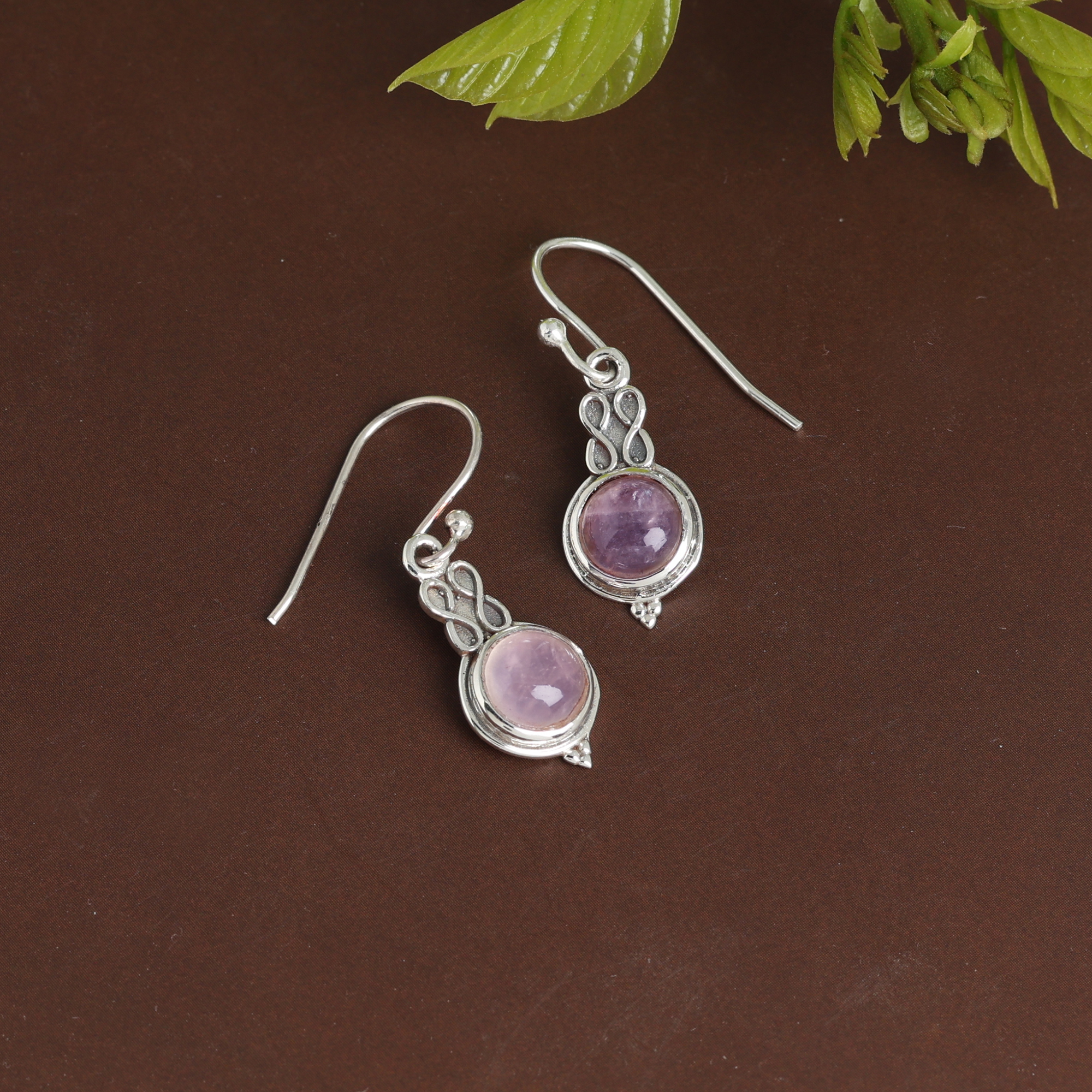 925 Sterling Silver Anniversary Gift Birthday Gift Christmas Gift Easter Gift Gemstone Earring Gift For Her Gift For Mom Gift For Women Graduation Gift Handmade Earring Handmade Jewelry Jewelry For Gift Rose Quartz Earring Silver Earring Silver Jewelry Women Earring Women Jewelry