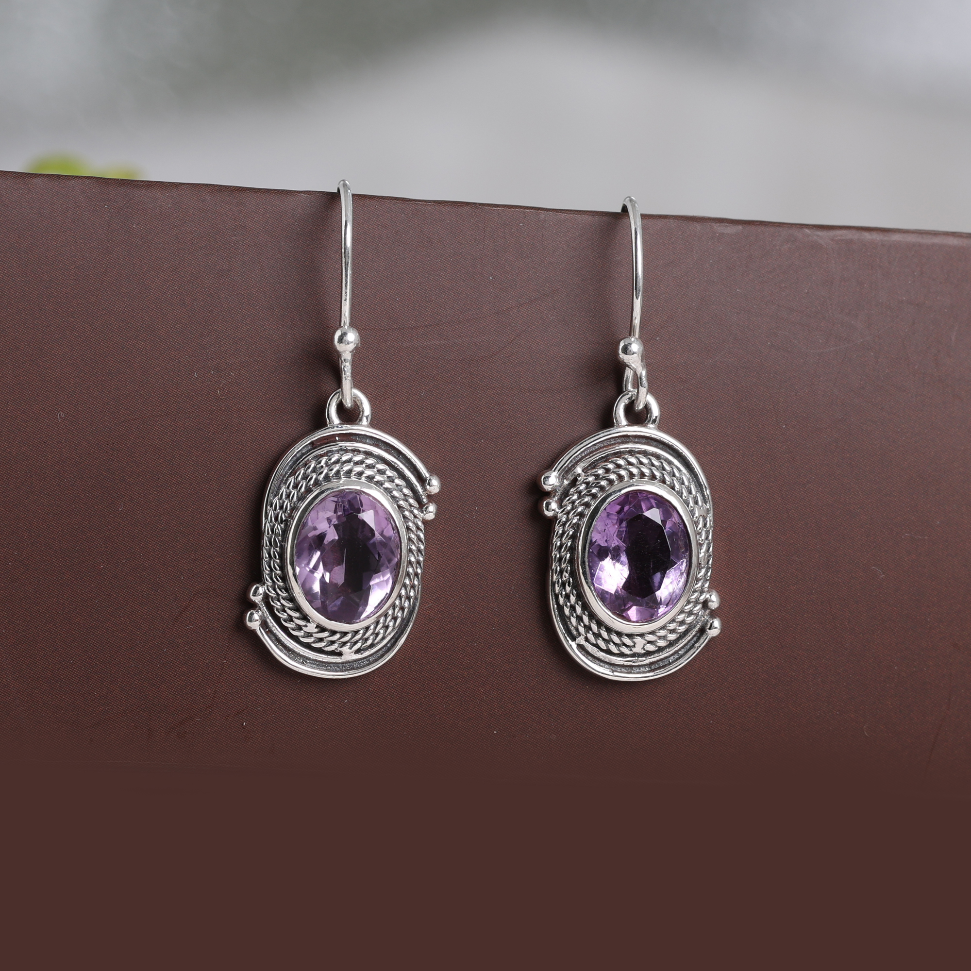 925 Sterling Silver Amethyst Earring Anniversary Gift Birthday Gift Christmas Gift Dangle Earring Easter Gift Gemstone Earring Gift For Her Gift For Mom Graduation Gift Handmade Earring Handmade Jewelry Silver Earring Silver Jewelry Woman Jewelry Women Earring