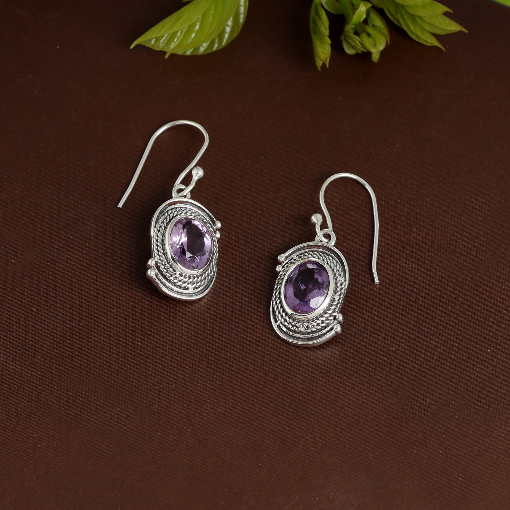 925 Sterling Silver Amethyst Earring Anniversary Gift Birthday Gift Christmas Gift Dangle Earring Easter Gift Gemstone Earring Gift For Her Gift For Mom Graduation Gift Handmade Earring Handmade Jewelry Silver Earring Silver Jewelry Woman Jewelry Women Earring