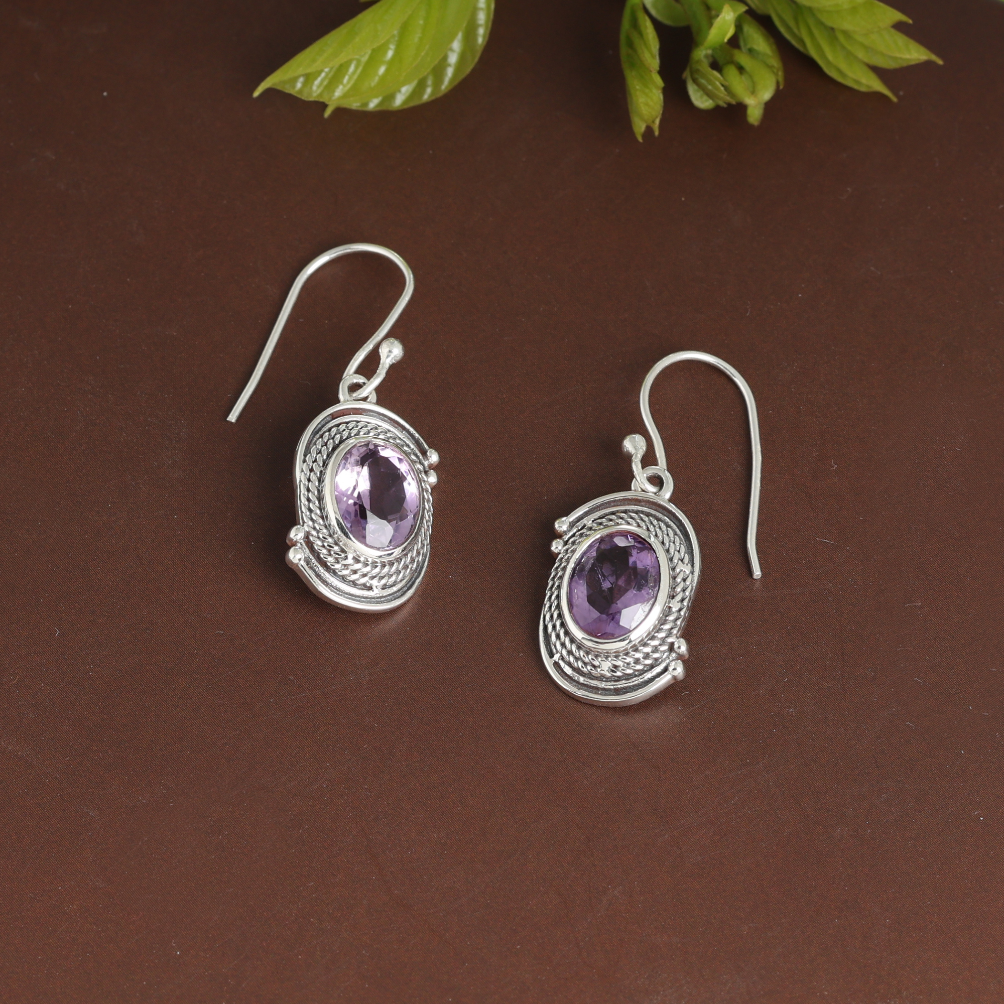 925 Sterling Silver Amethyst Earring Anniversary Gift Birthday Gift Christmas Gift Dangle Earring Easter Gift Gemstone Earring Gift For Her Gift For Mom Graduation Gift Handmade Earring Handmade Jewelry Silver Earring Silver Jewelry Woman Jewelry Women Earring