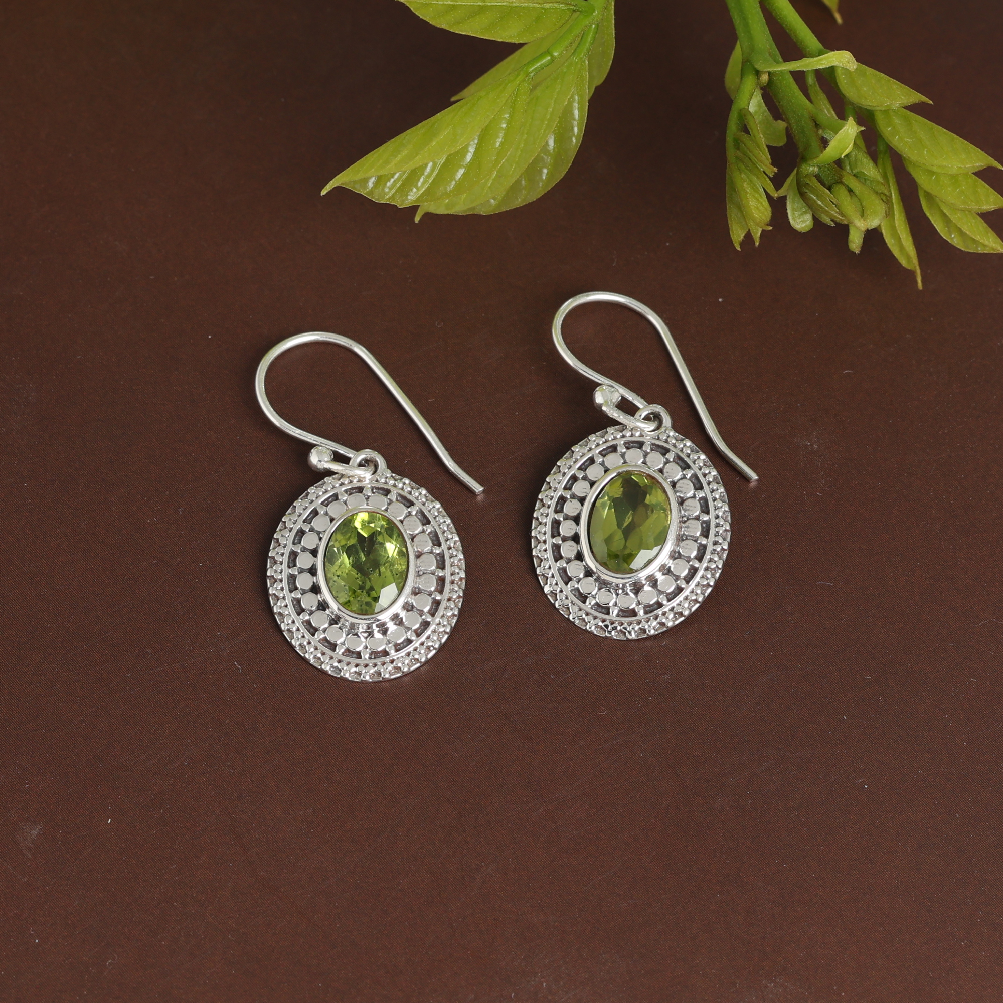 925 Sterling Silver Anniversary Gift Birthday Gift Christmas Gift Gemstone Earring Gemstone Jewelry Gift For Her Graduation Gift Handmade Earring Handmade Jewelry Peridot Earring Silver Earring Silver Jewelry Valentines Gift Women Earring Women Jewelry