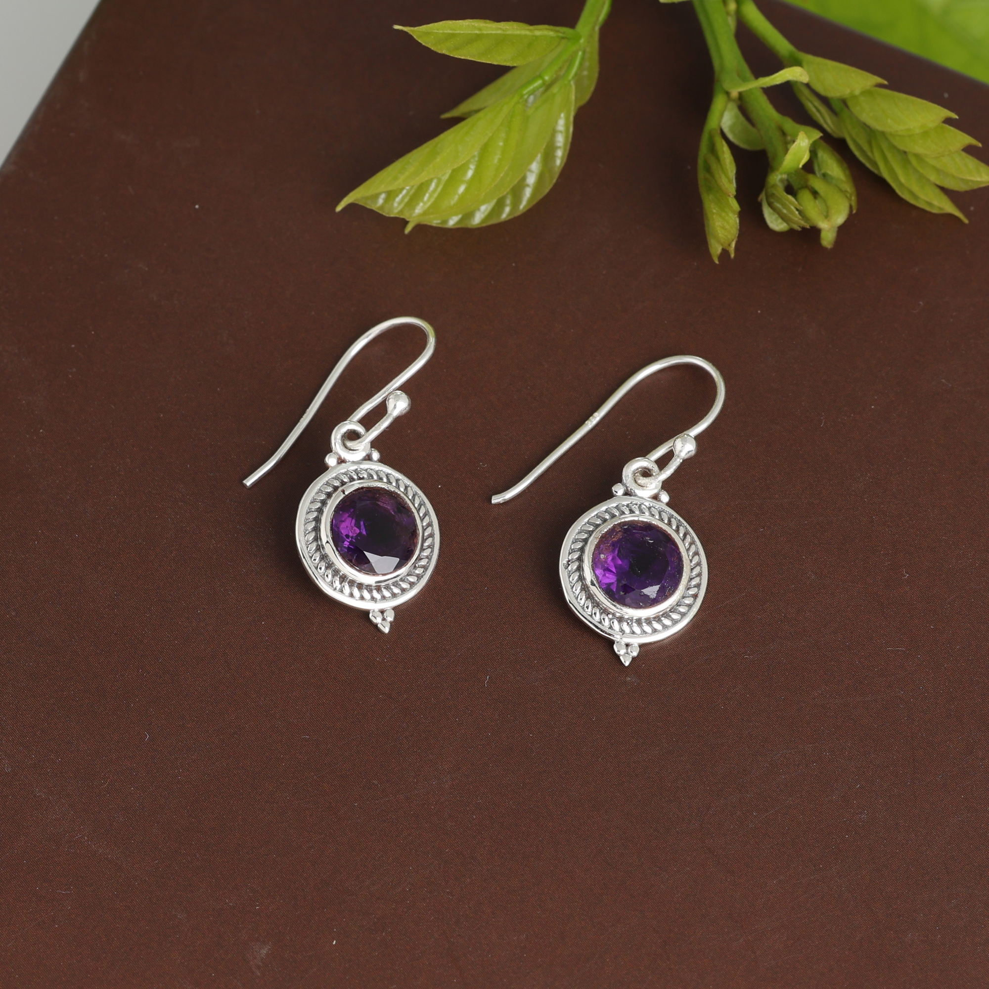 925 Sterling Silver Amethyst Earring Anniversary Gift Birthday Gift Christmas Gift Gemstone Earring Gift For Her Handmade Earring Handmade Jewelry Jewelry For Sale Silver Earring Silver Jewelry Women Earring Women Jewelry