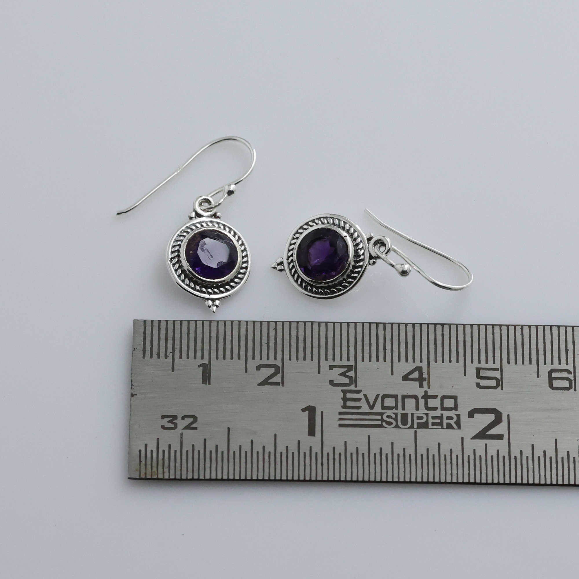 925 Sterling Silver Amethyst Earring Anniversary Gift Birthday Gift Christmas Gift Gemstone Earring Gift For Her Handmade Earring Handmade Jewelry Jewelry For Sale Silver Earring Silver Jewelry Women Earring Women Jewelry