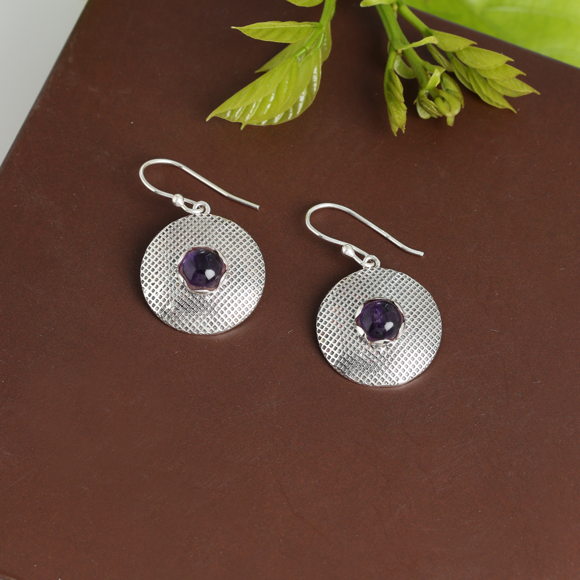 925 Sterling Silver Amethyst Earring Anniversary Gift Birthday Gift Christmas Gift Easter Gift Gemstone Earring Gift For Her Gift For Women Graduation Gift Handmade Earring Handmade Jewelry Silver Earring Silver Jewelry Women Jewelry