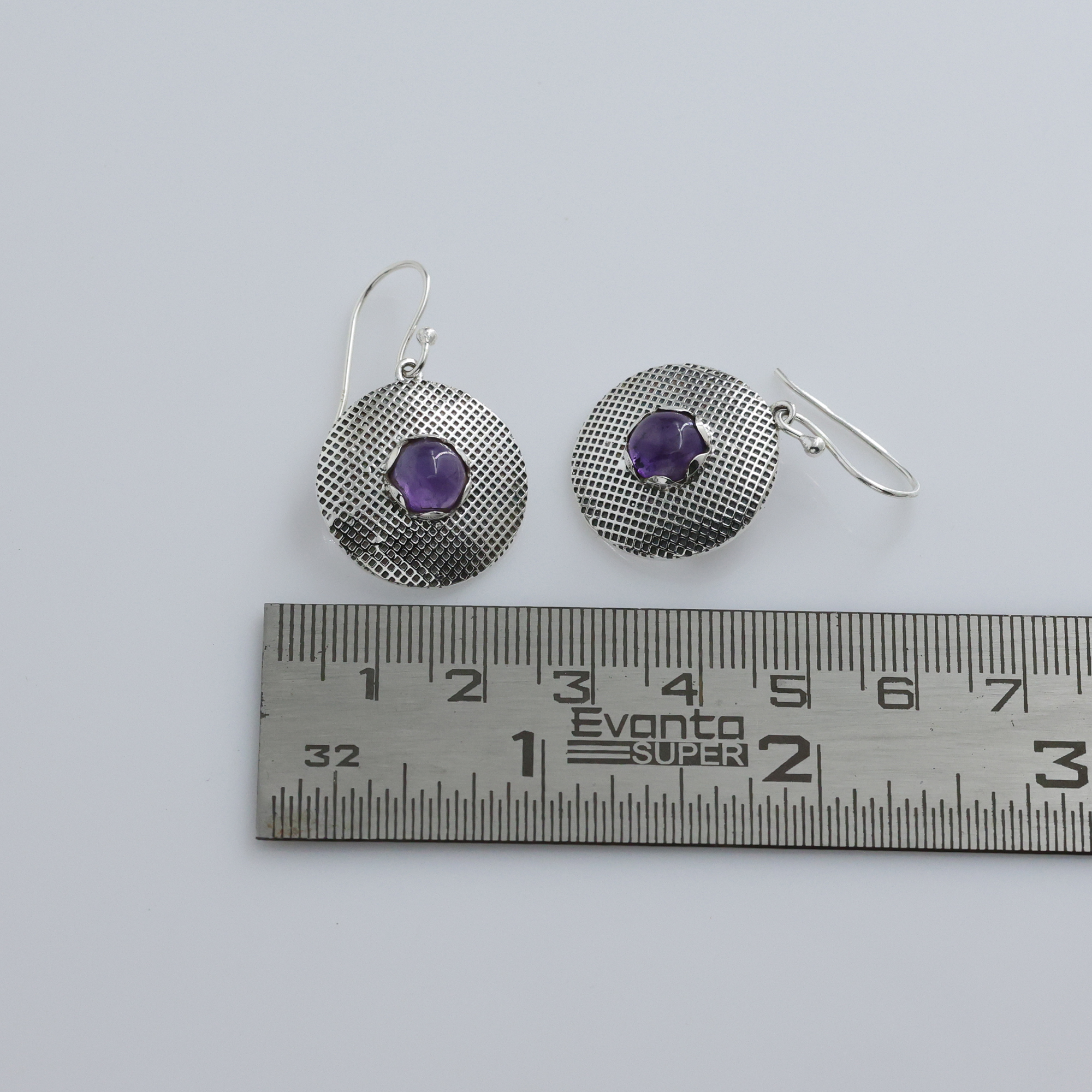 925 Sterling Silver Amethyst Earring Anniversary Gift Birthday Gift Christmas Gift Easter Gift Gemstone Earring Gift For Her Gift For Women Graduation Gift Handmade Earring Handmade Jewelry Silver Earring Silver Jewelry Women Jewelry