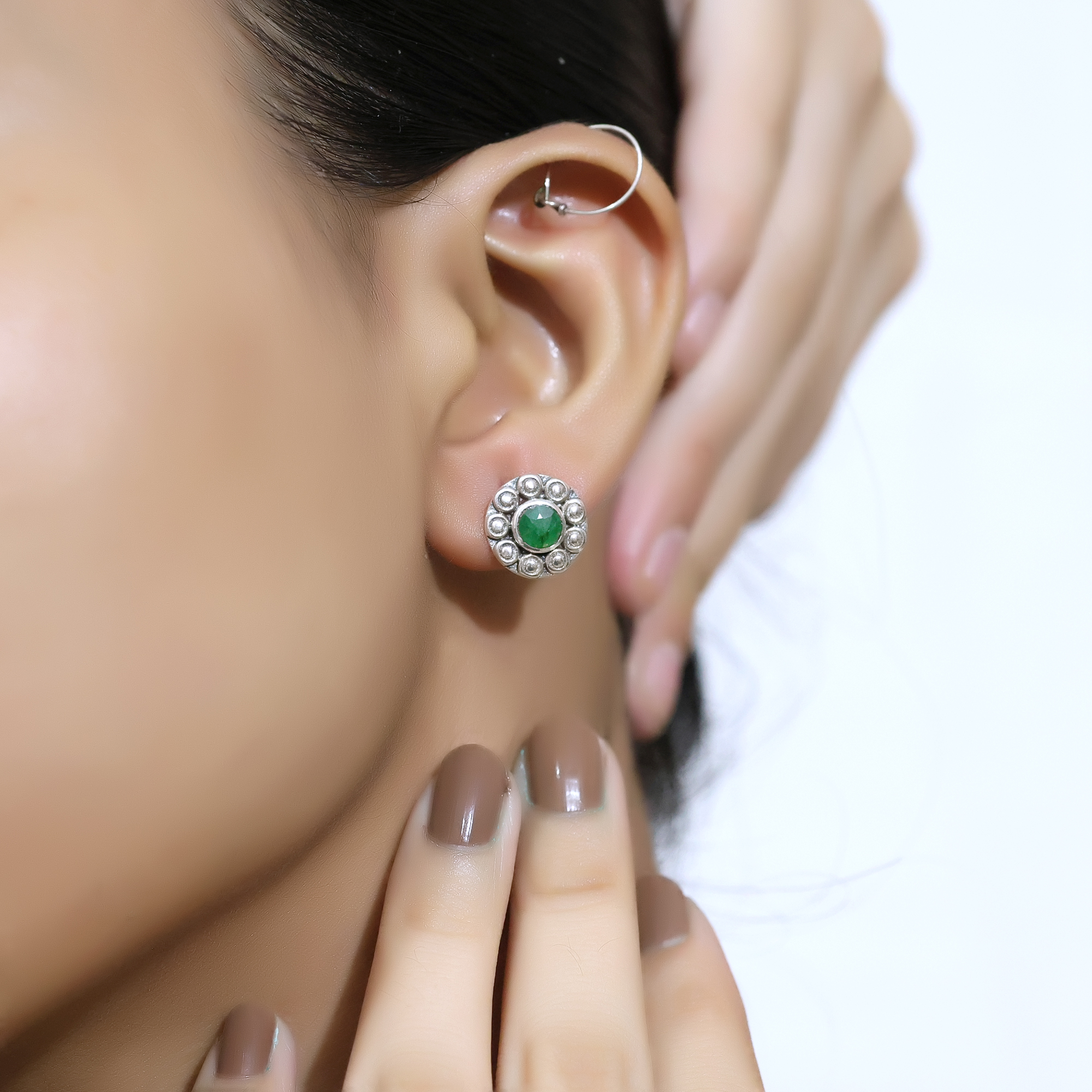 925 Sterling Silver Anniversary Gift Birthday Gift Easter Gift Emerald Earring Gift For Her Gift For Mom Graduation Gift Halloween Gift Handmade Earring Handmade Jewelry Housewarming Gift. Jewelry For Gift Jewelry For Sale Silver Earring Silver Jewelry Women Earring Women Jewelry