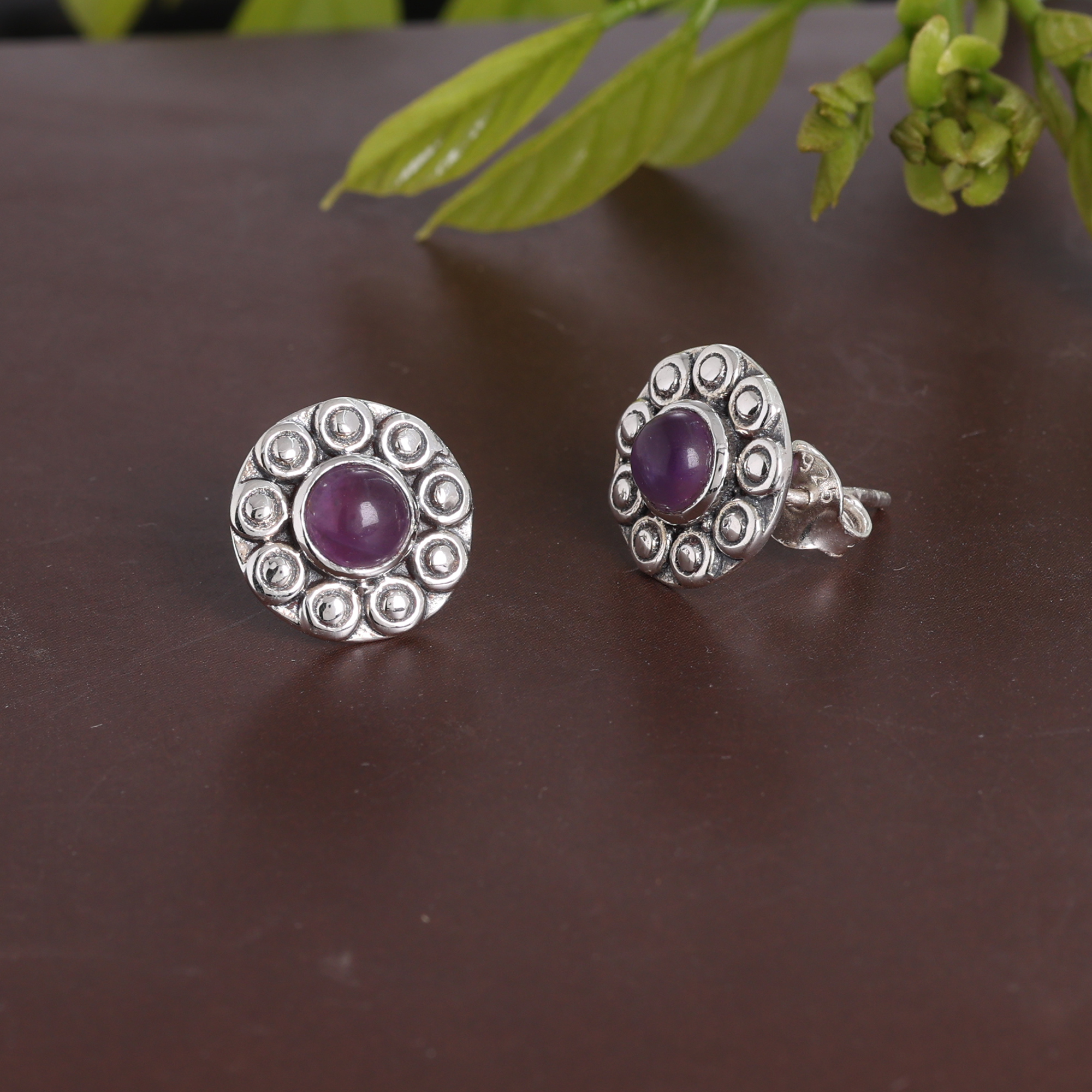 925 Sterling Silver Amethyst Earring Anniversary Gift Birthday Gift Christmas Gift Fashion Jewelry Gift For Her Graduation Gift Halloween Gift Handmade Earring Handmade Jewelry Housewarming Gift. Jewelry For Gift Jewelry For Sale Silver Earring Silver Jewelry Stud Earring Valentines Gift Women Earring Women Jewelry