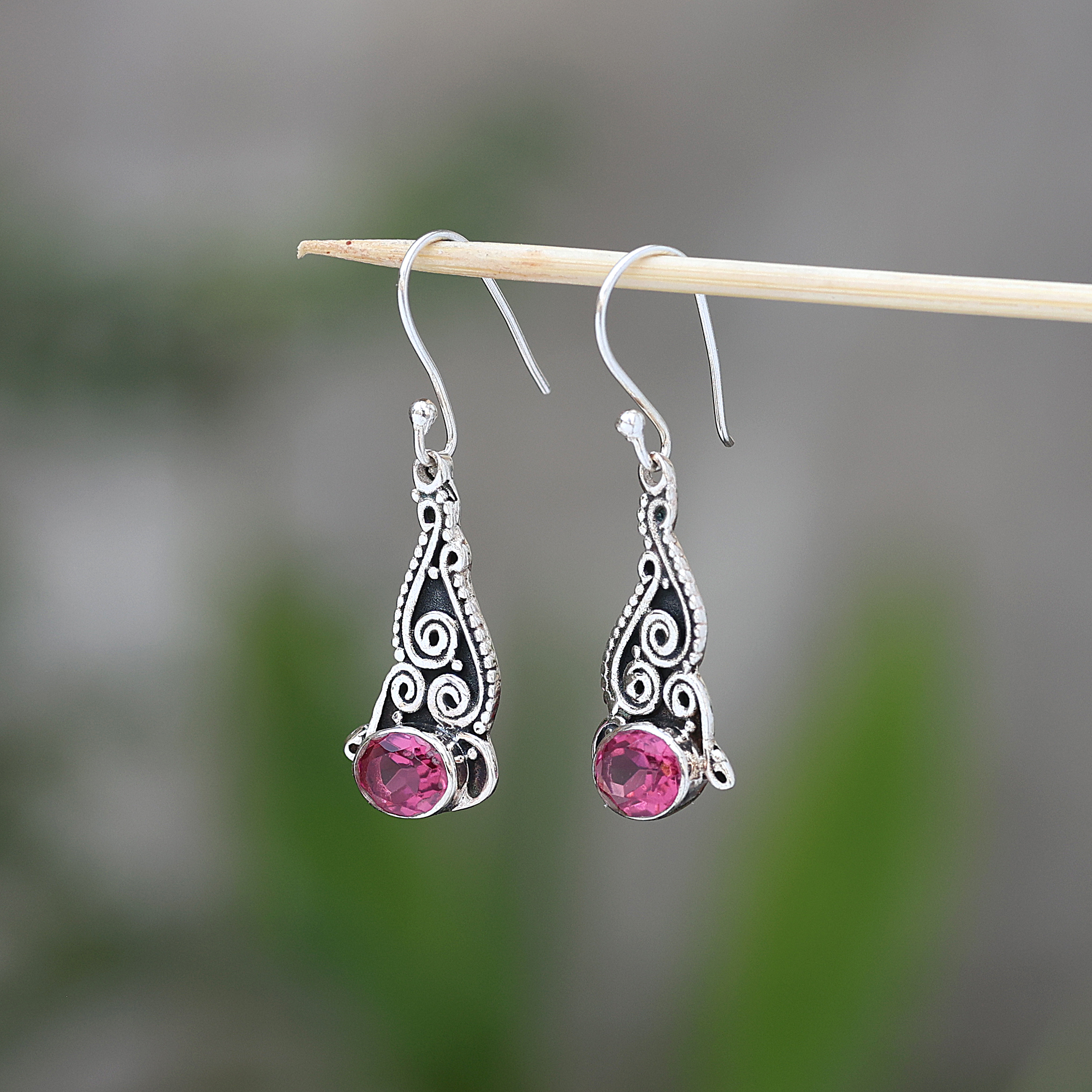 925 Sterling Silver Anniversary Gift Birthday Gift Christmas Gift Gemstone Earring Gift For Her Gift For Mom Gifts For Her Graduation Gift Handmade Earring Handmade Jewelry Housewarming Gift. Jewelry For Gift Jewelry For Sale Pink Topaz Earring Silver Earring Silver Jewelry Women Earring Women Jewelry