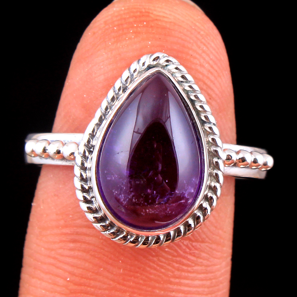 925 Sterling Silver Amethyst Ring Anniversary Gift Birthday Gift Christmas Gift Designer Ring Gemstone Ring Handmade Jewelry Rings Silver Jewelry Silver Ring