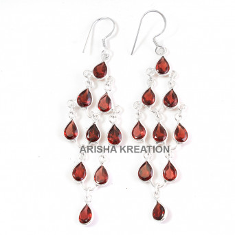 925 Sterling Silver, Silver Jewelry, Handmade Earring, Women Jewelry, Chandelier Earring