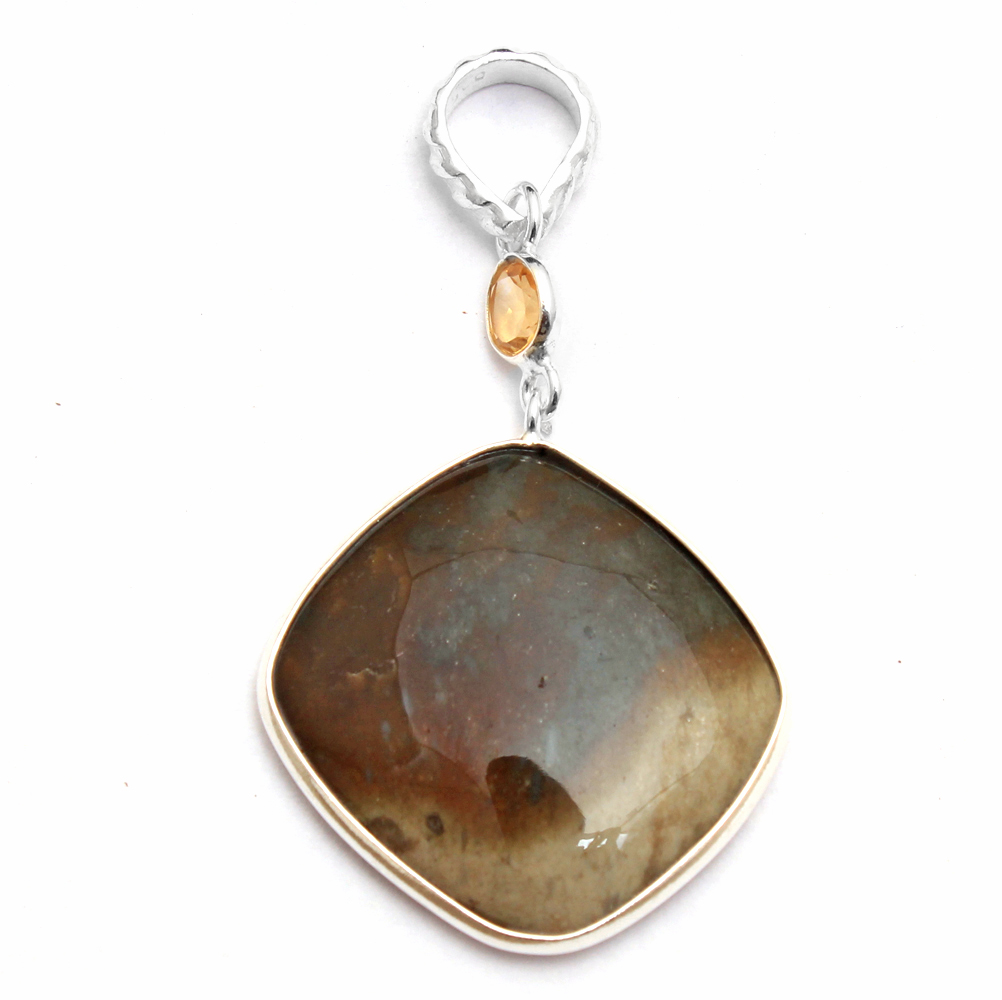 Gemstonependant Handmade Jewelry Mother's Day Gift Silver Jewelry Silver Pendant Women Pendant