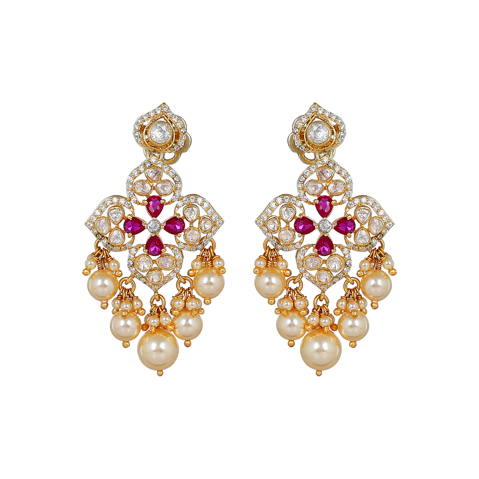 925 Sterling Silver Anniversary Gift Engagement Gift Gifts For Her Handmade Earring Handmade Jewelry Indian Kundan Jewelry Kundan Polki Earring Moissanite Earring Moissanite Jewelry Silver Earring Valentines Gift Wedding Gift Wedding Jewelry Woman Jewelry Women Earring